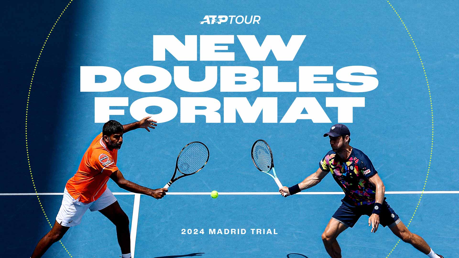 Doubles trial in Madrid: More singles vs. doubles, reduced shot clock & more