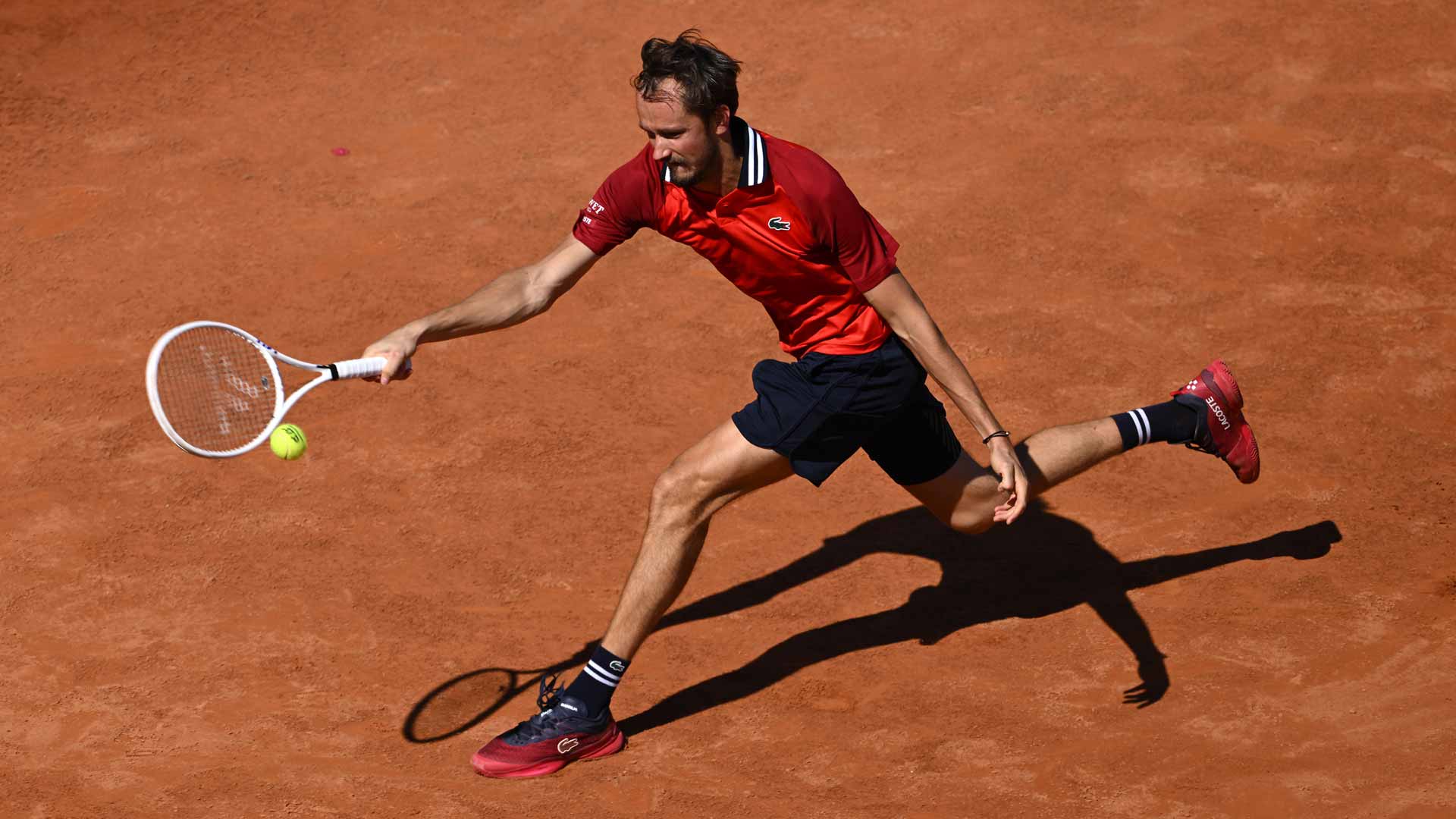 Medvedev, vigente campeón en Roma, logra 100 victorias en los Masters 1000