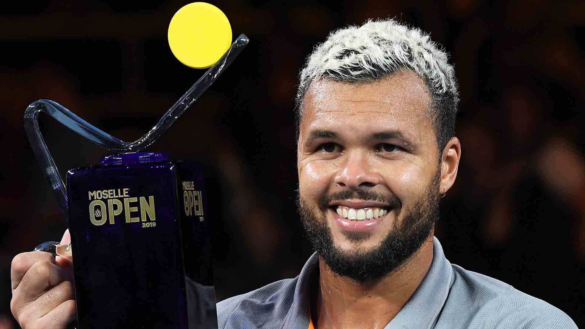 Jo-Wilfried Tsonga owns a record four Moselle Open singles trophies.