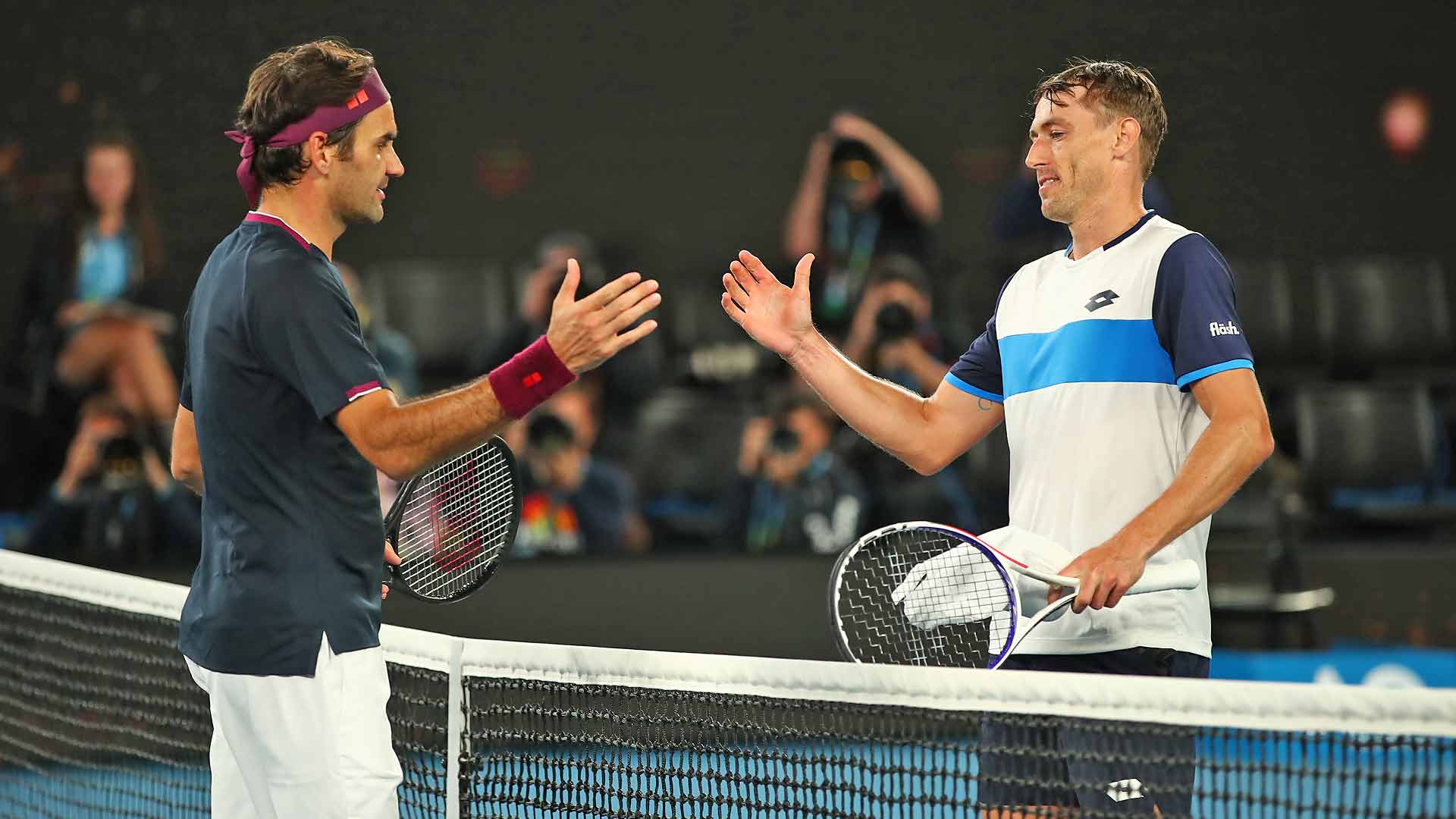 Roger Federer, John Millman