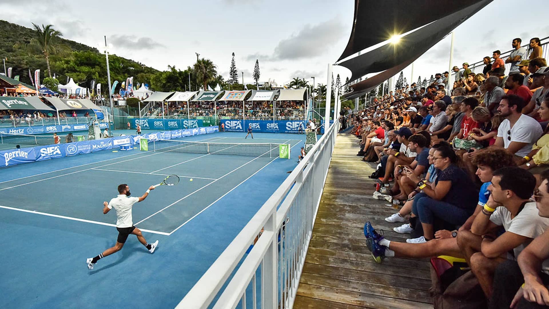 Open SIFA Nouvelle-Calédonie Court NGodrela Raul Brancaccio (ITA) vs Laurent Lokoli (FRA) Challenger Tour Challenger TV ATP Tour Tennis
