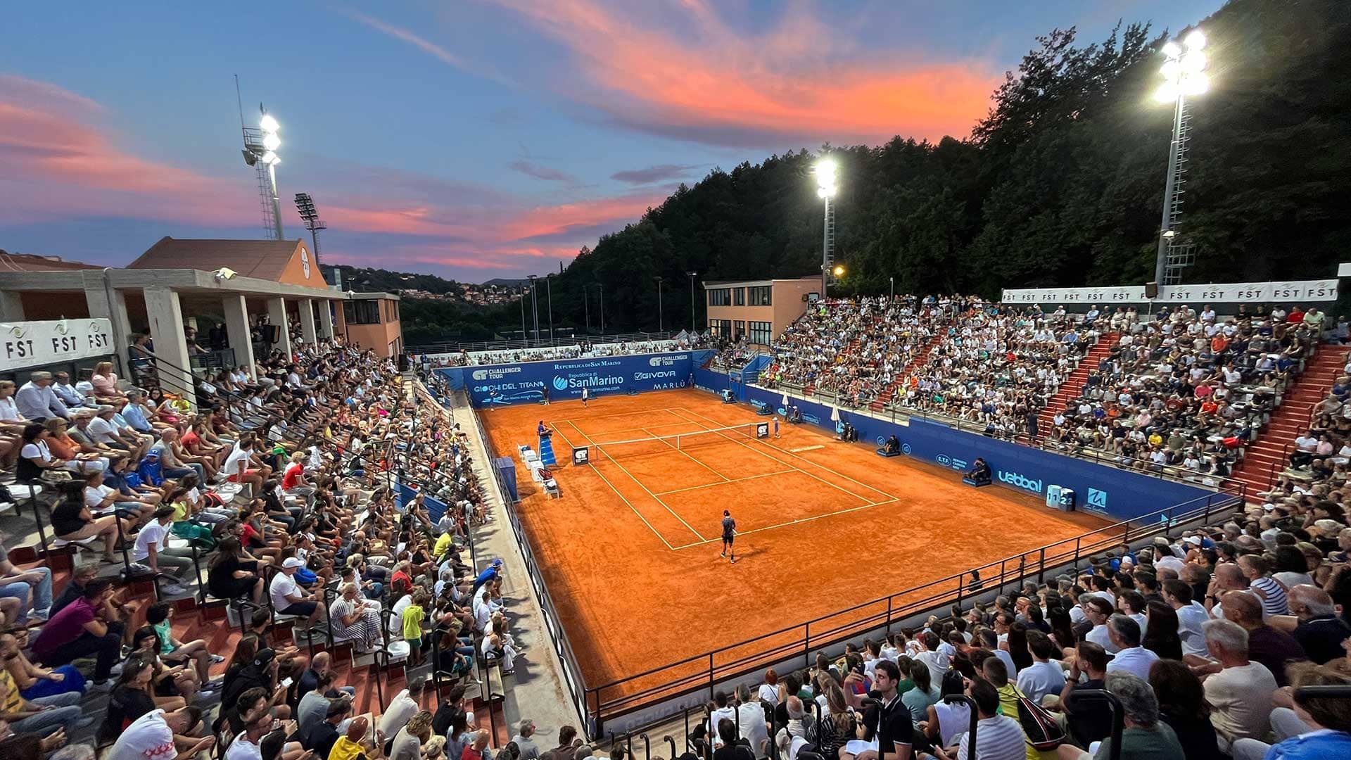 San Marino Tennis Open Center Court Q Alexander Weis (ITA) vs Q Valentin Vacherot (MON) Challenger Tour Challenger TV ATP Tour Tennis