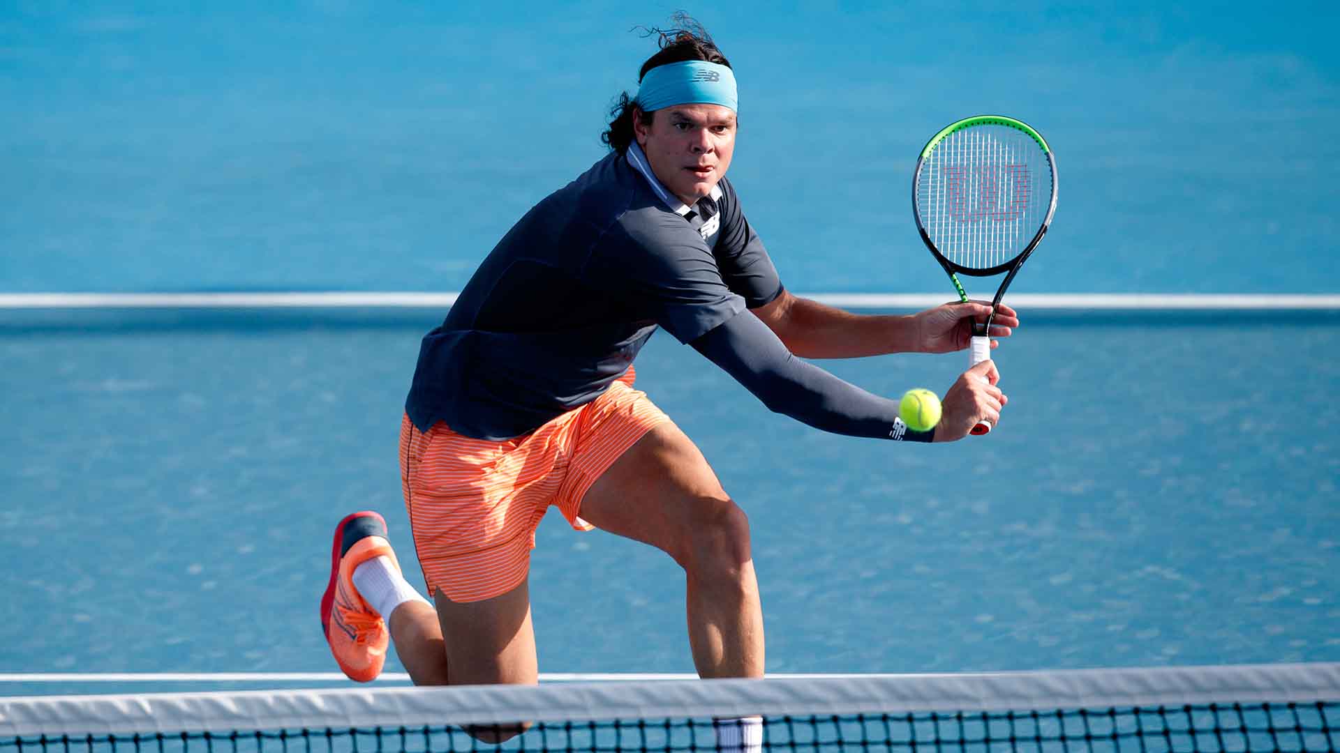 Milos Raonic wins 71 per cent of net points (25/35) to defeat Marton Fucsovics in four sets at the Australian Open on Friday.