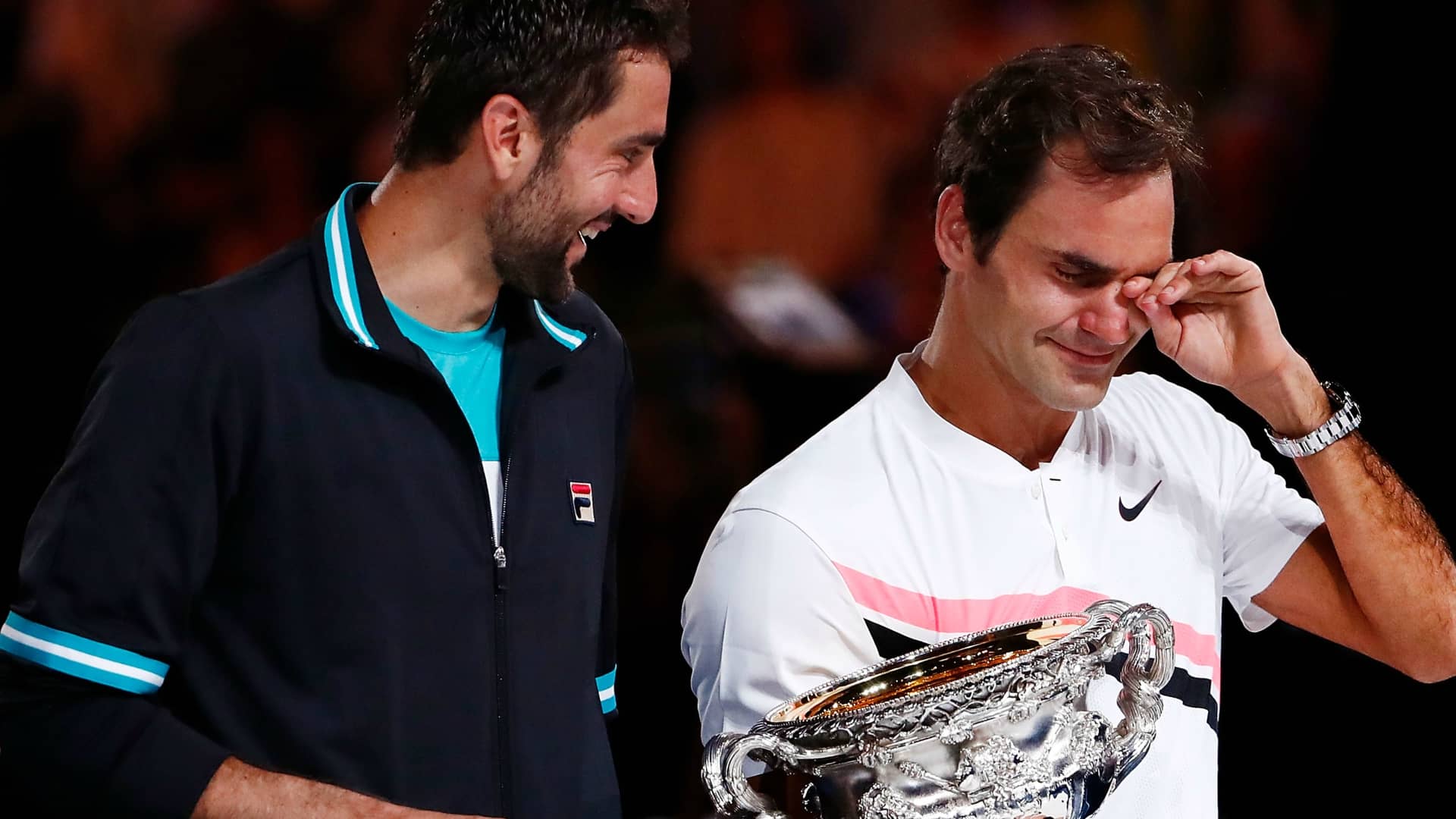 Tears and Triumph Federer Makes History Again ATP Tour Tennis