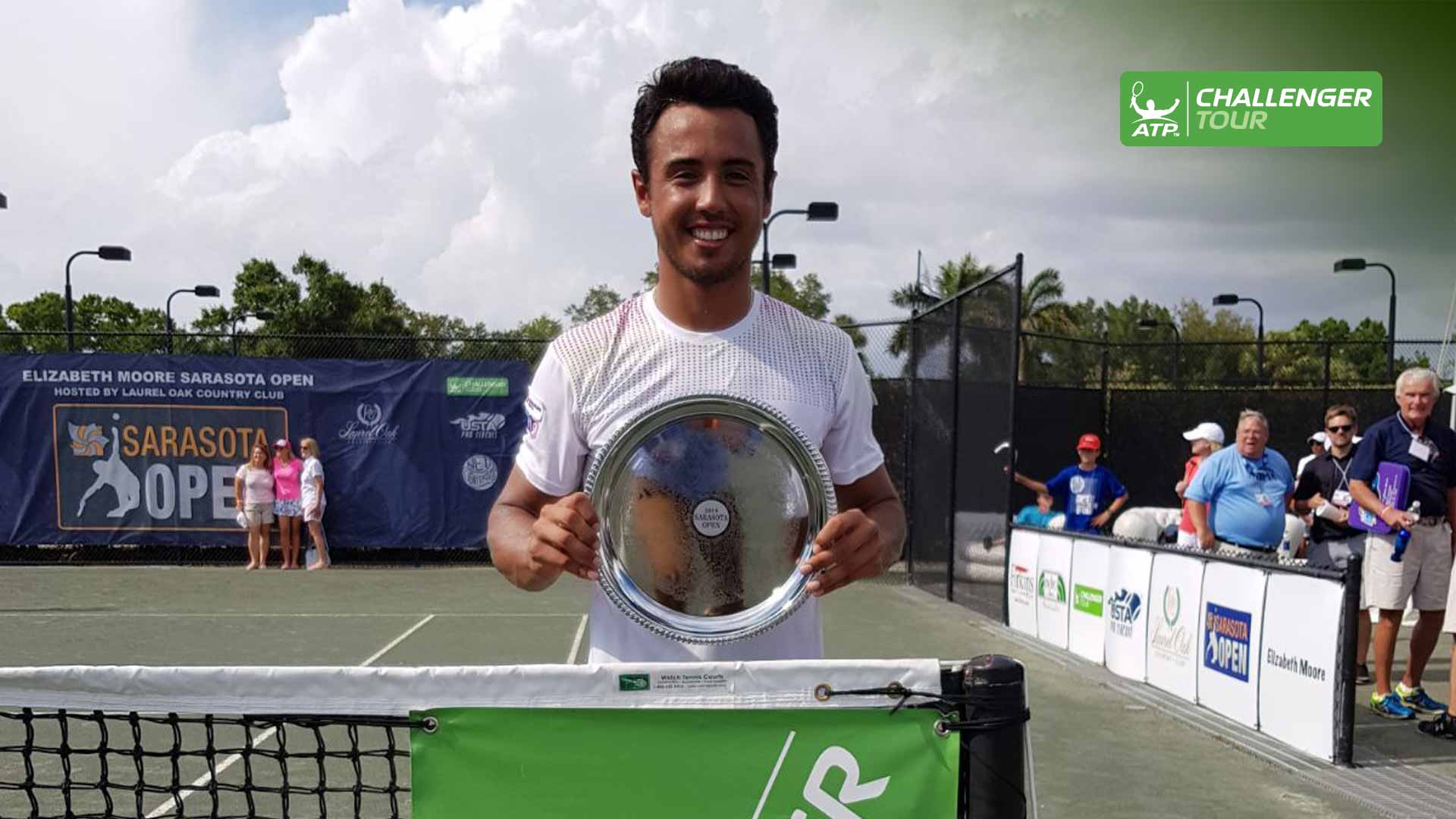 Hugo Dellien Celebrates Historic Title For Bolivia ATP Tour Tennis