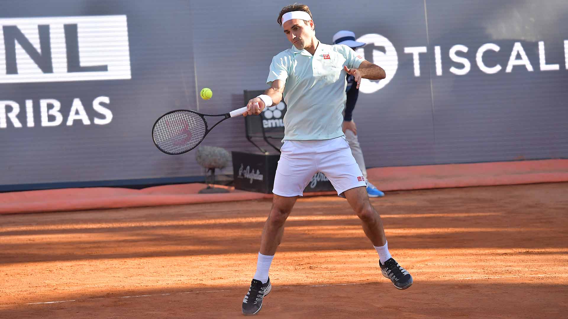 Roger Federer returned to Rome this week for the first time since 2016.