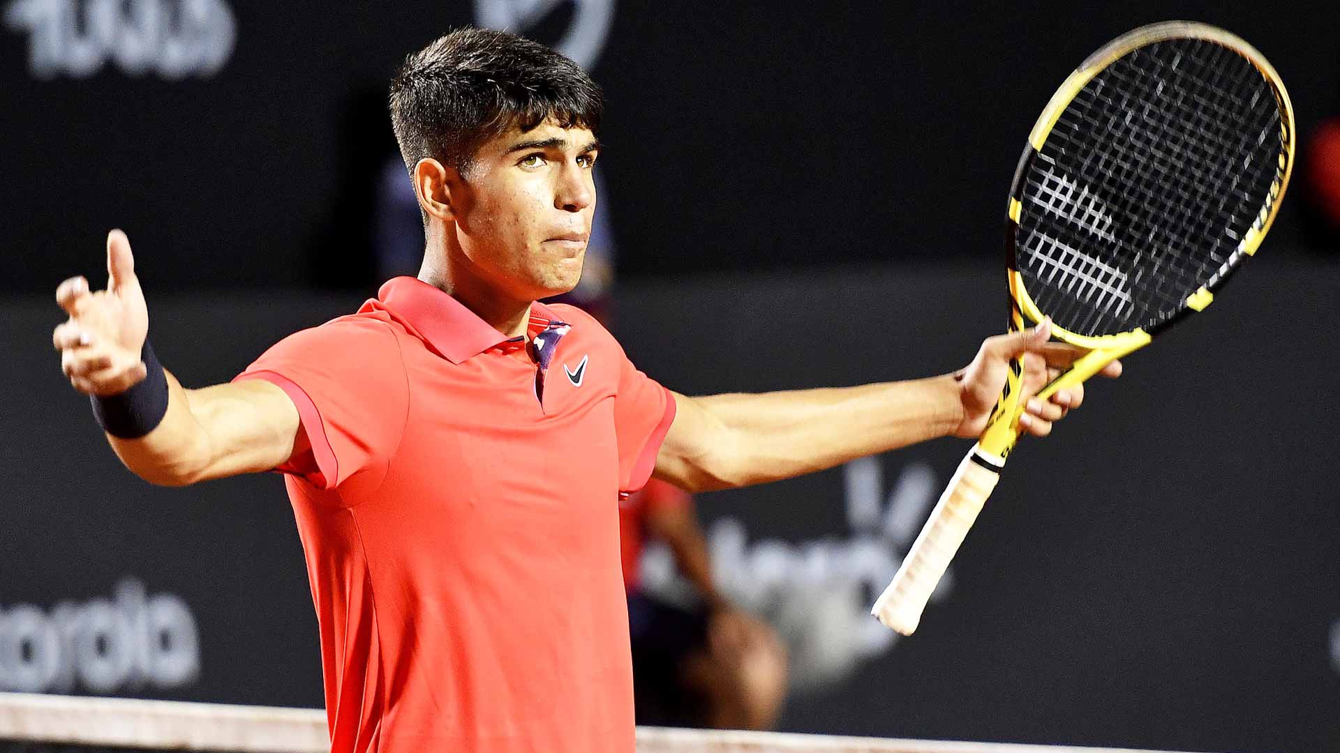 Carlos Alcaraz prevails in his ATP Tour debut at the Rio Open presented by Claro.