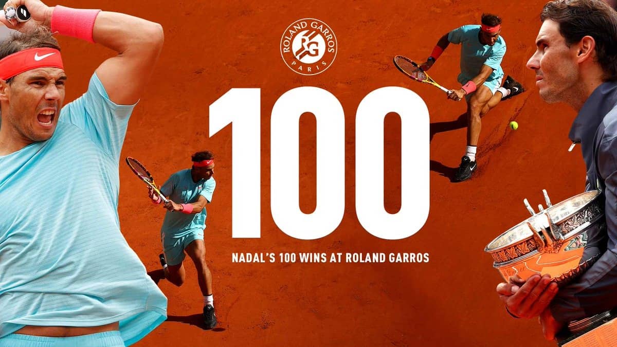 Cuántos Roland Garros Ha Ganado Rafa Nadal 100 Victorias De Rafael Nadal En Roland Garros | ATP Tour | Tenis