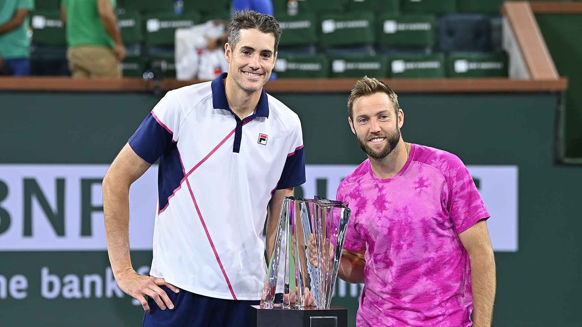 John Isner and Jack Sock Claim Second Indian Wells Title Together ATP Tour Tennis