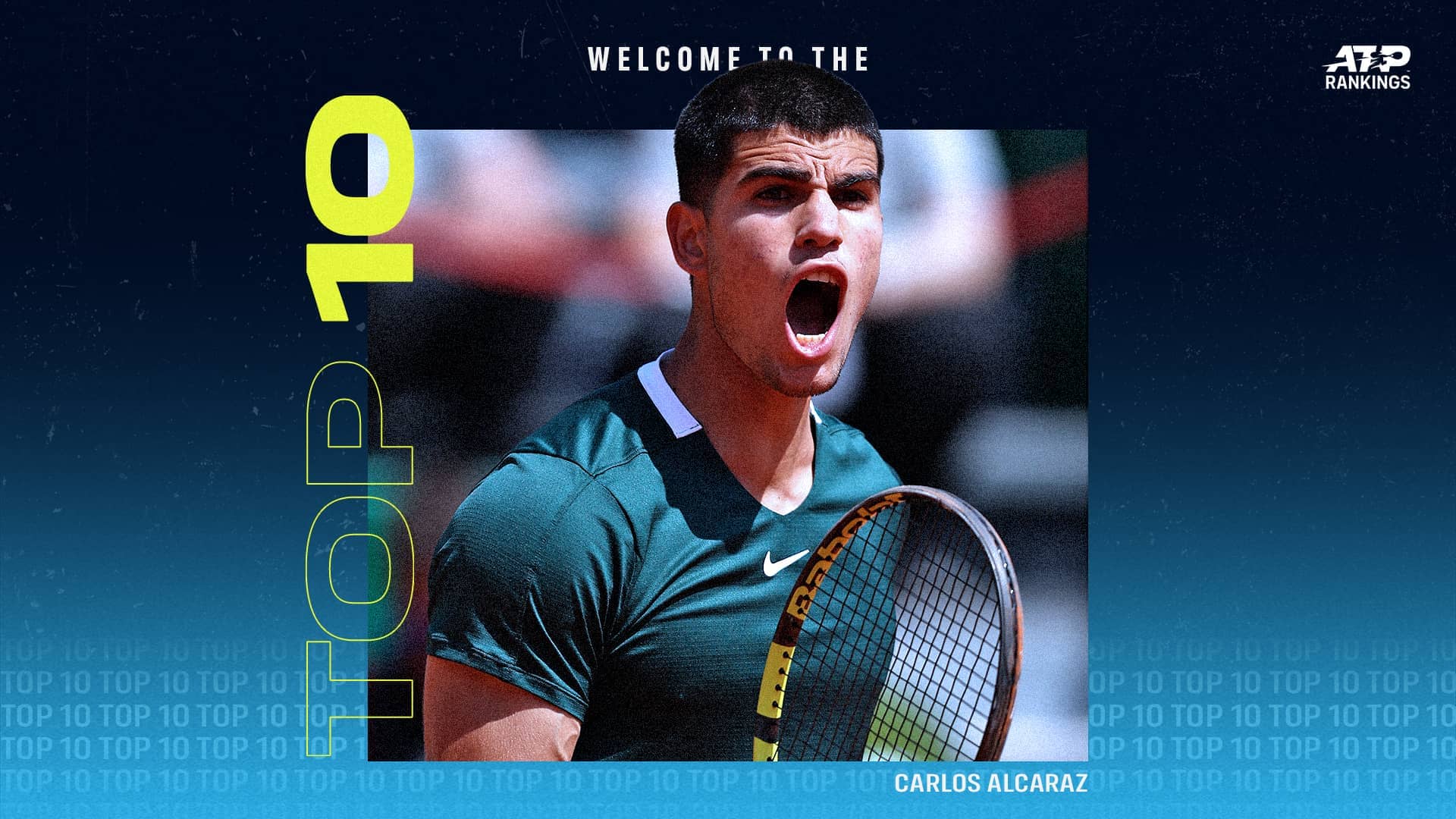 Straight-A Student Carlos Alcaraz Makes Historic Top 10 Breakthrough ATP Tour Tennis
