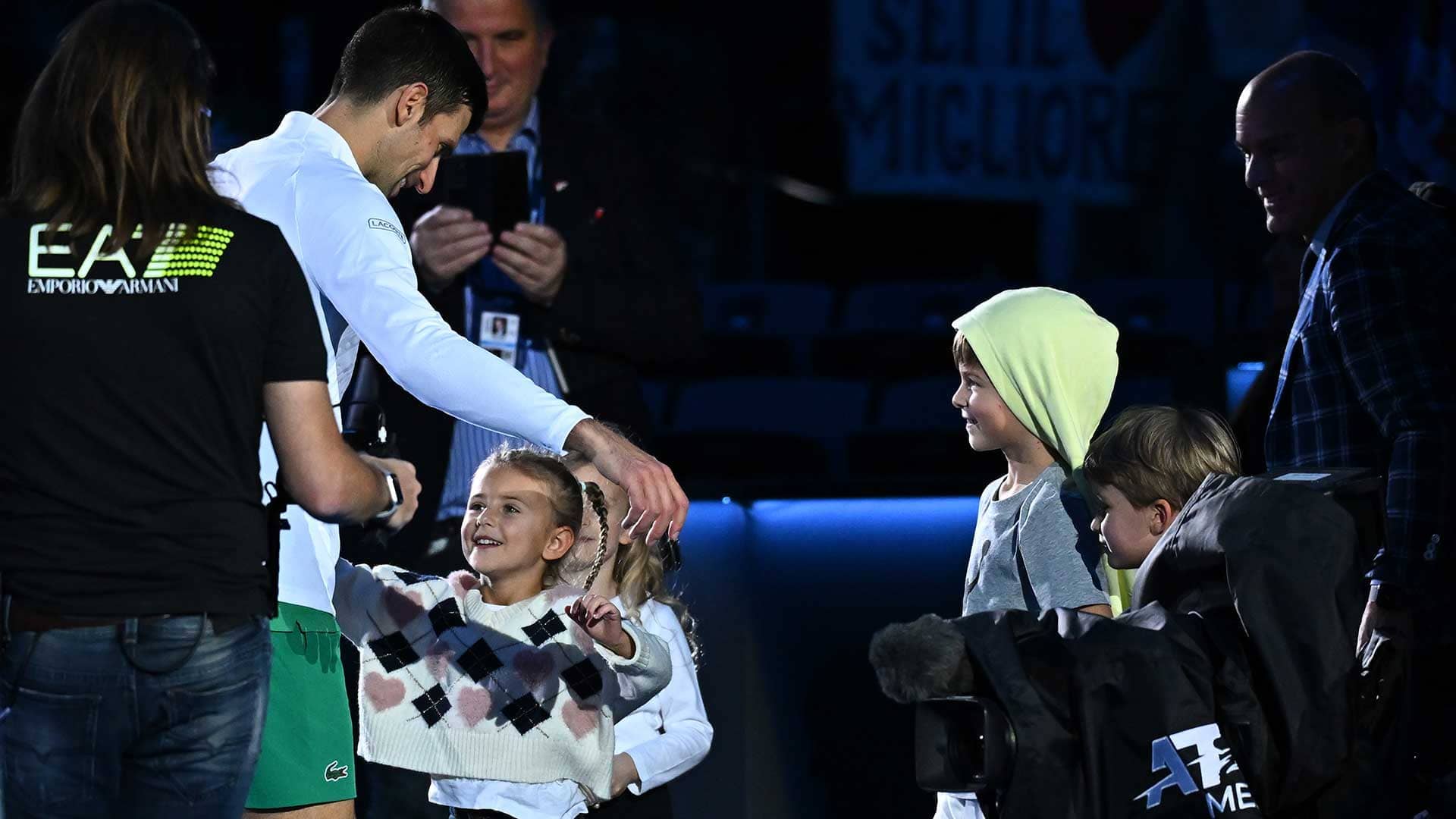 Family Fun Motivating Novak Djokovic In Turin | ATP Tour | Tennis