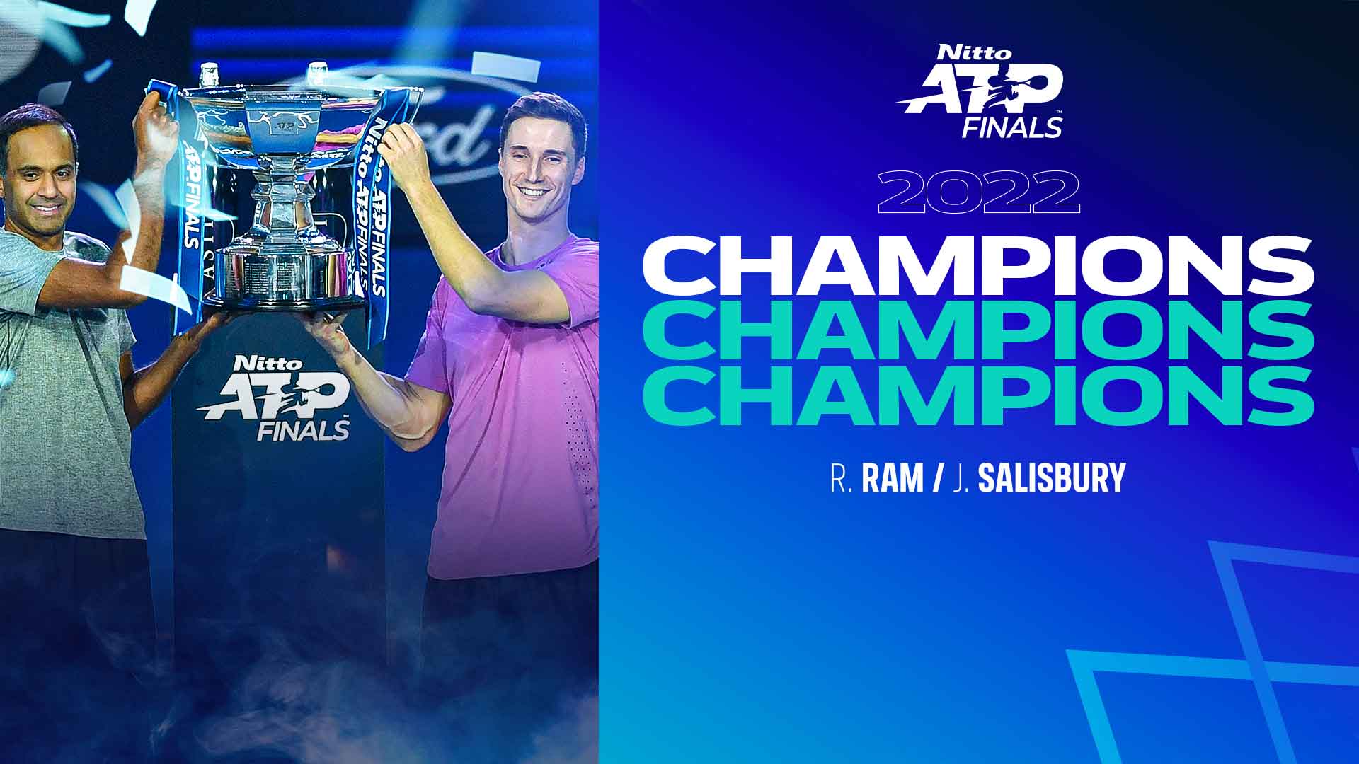 Champions In Turin! Rajeev Ram and Joe Salisbury Clinch Nitto ATP Finals Title ATP Tour Tennis