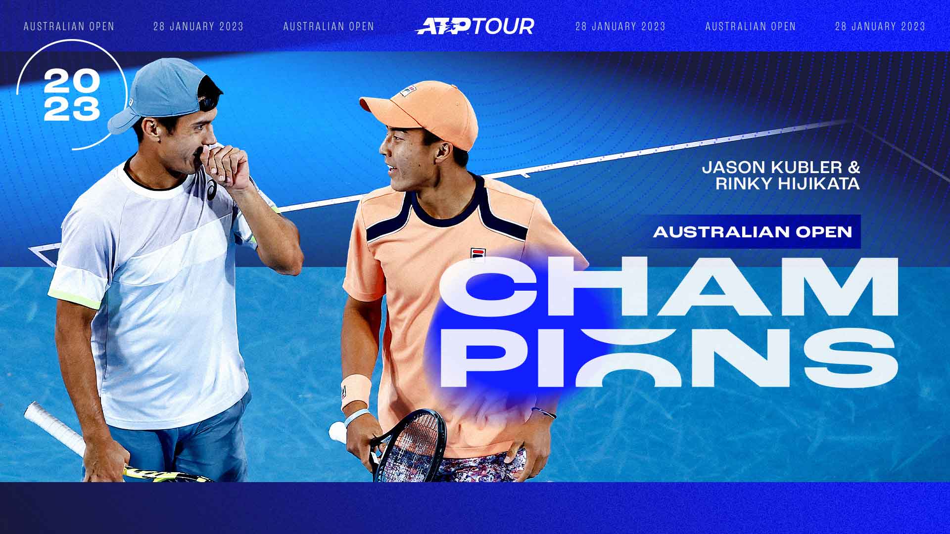 Rinky Hijikata and Jason Kubler Capture Australian Open Crown ATP Tour Tennis