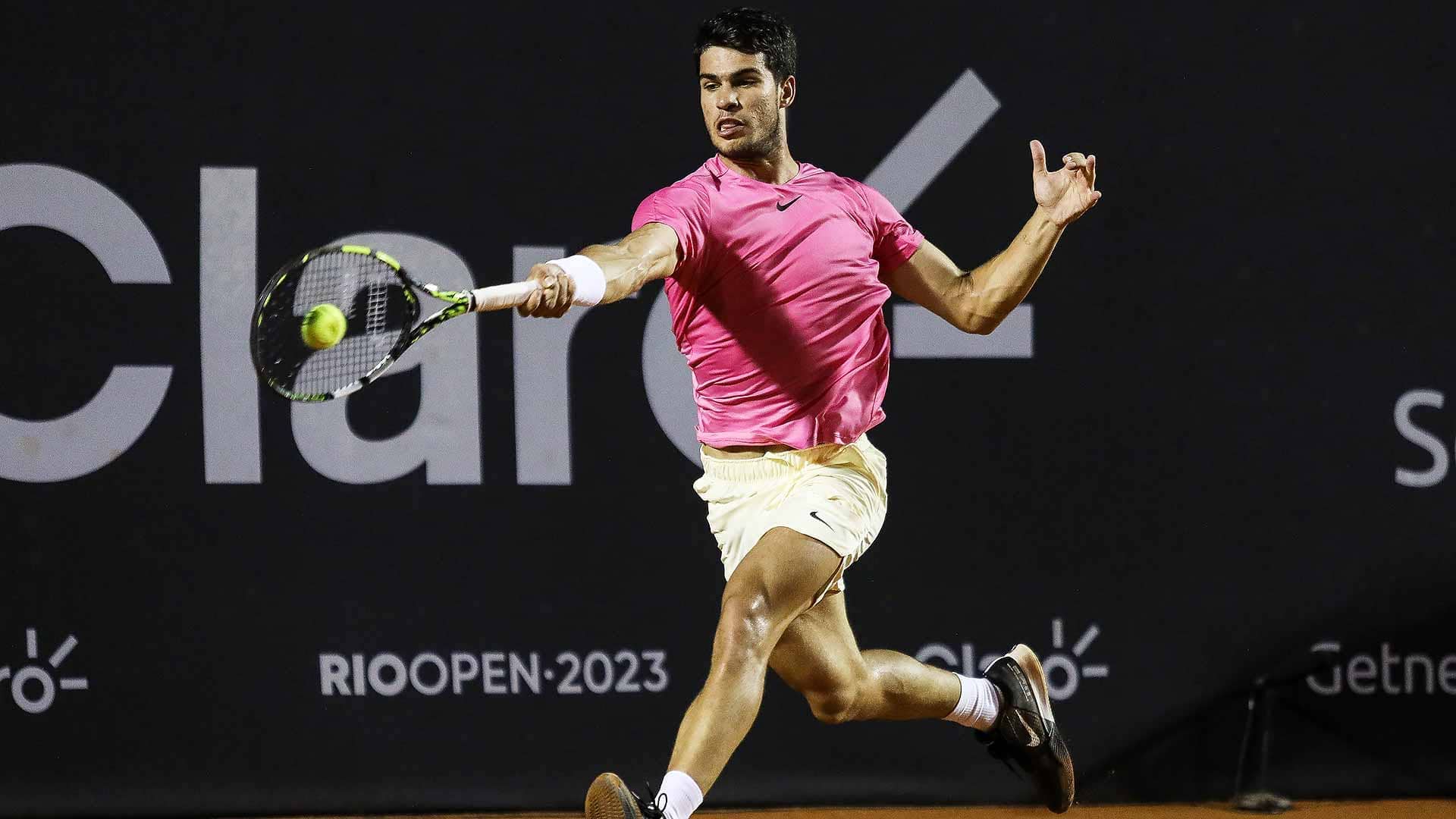 Carlos Alcaraz Claims Fighting Win Over Lajovic To Reach Rio Semi-finals ATP Tour Tennis