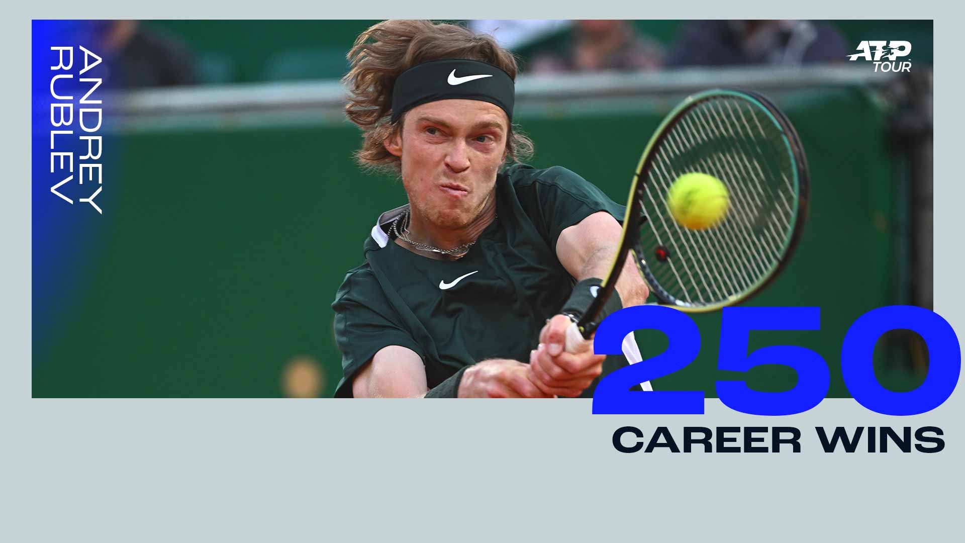 Rublev Earns 250th Win, Zverev Rallies In Monte-Carlo ATP Tour Tennis