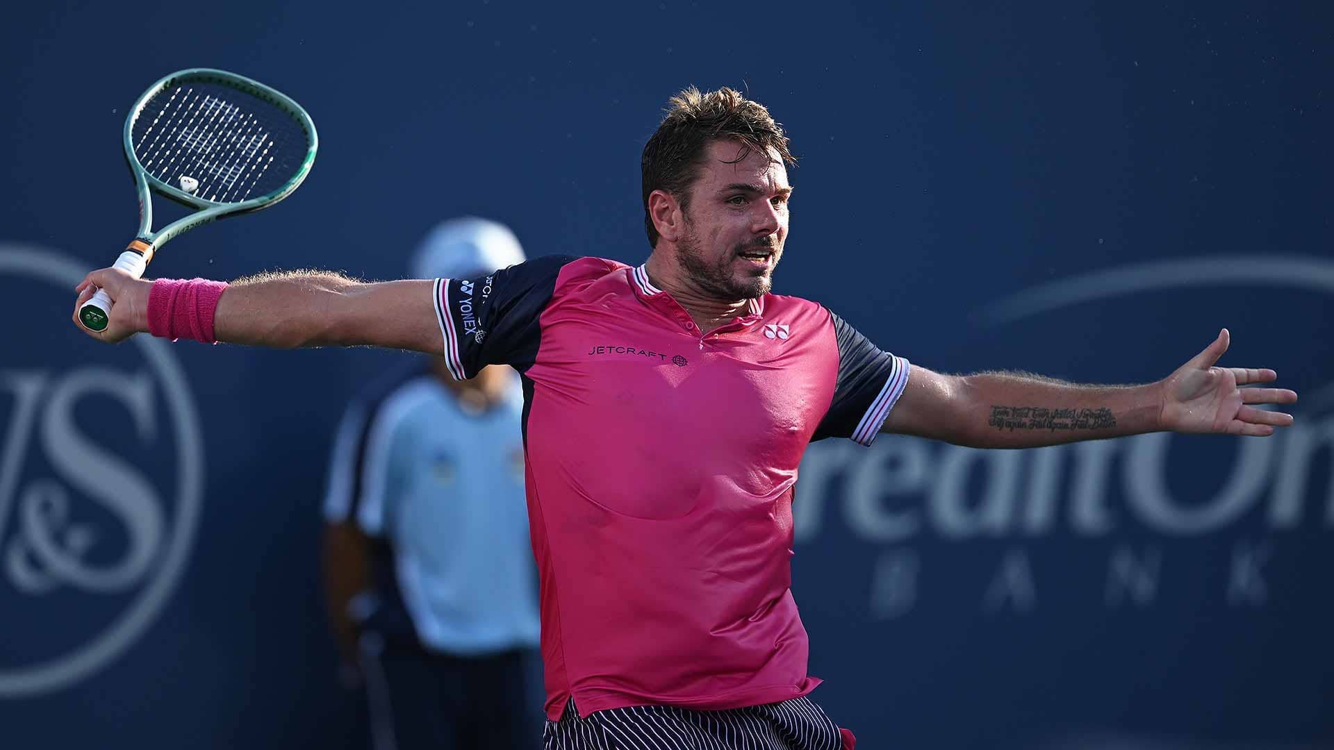 Wawrinka On Verge Of Victory, Stopped By Rain ATP Tour Tennis