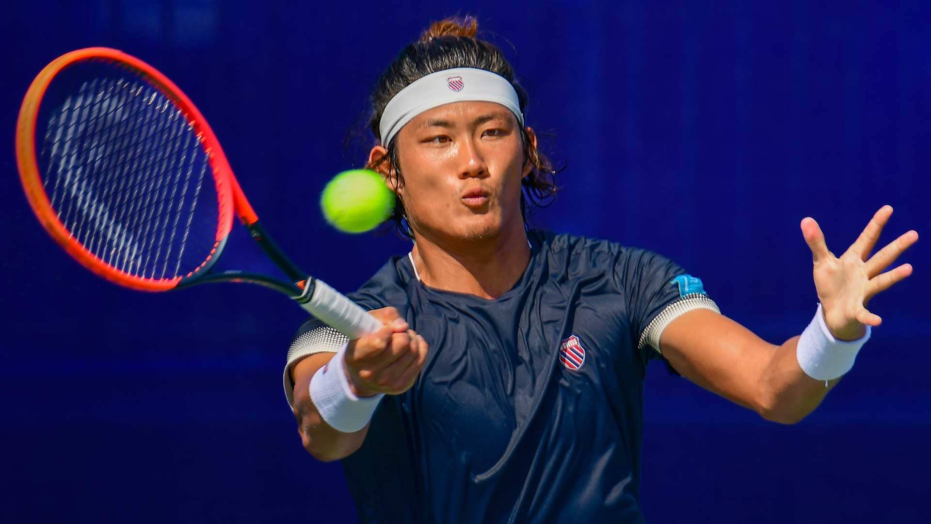 Zhang Zhizhen Beats Ilya Ivashka In Winston-Salem ATP Tour Tennis