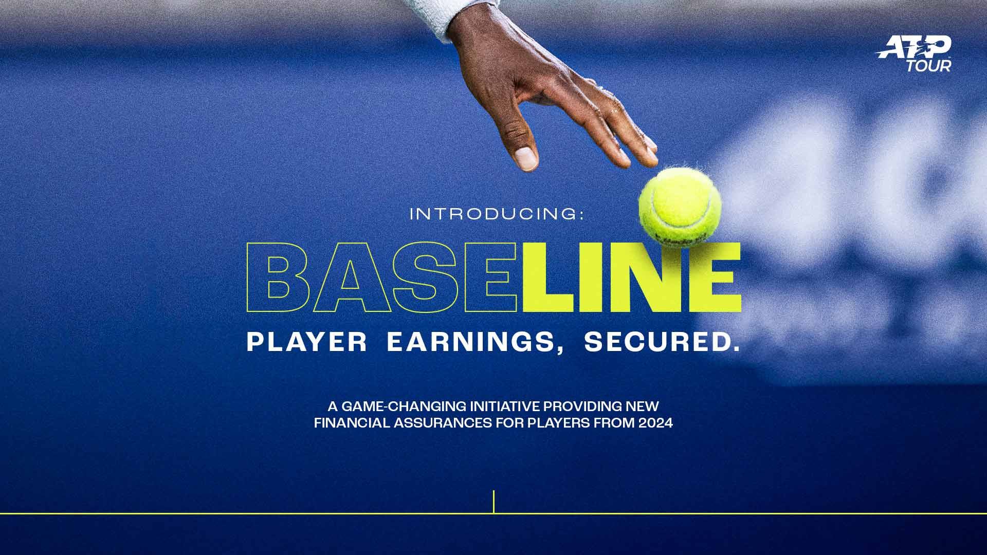 ATP Unveils Baseline, A Pioneering Financial Security Programme For Players ATP Tour Tennis