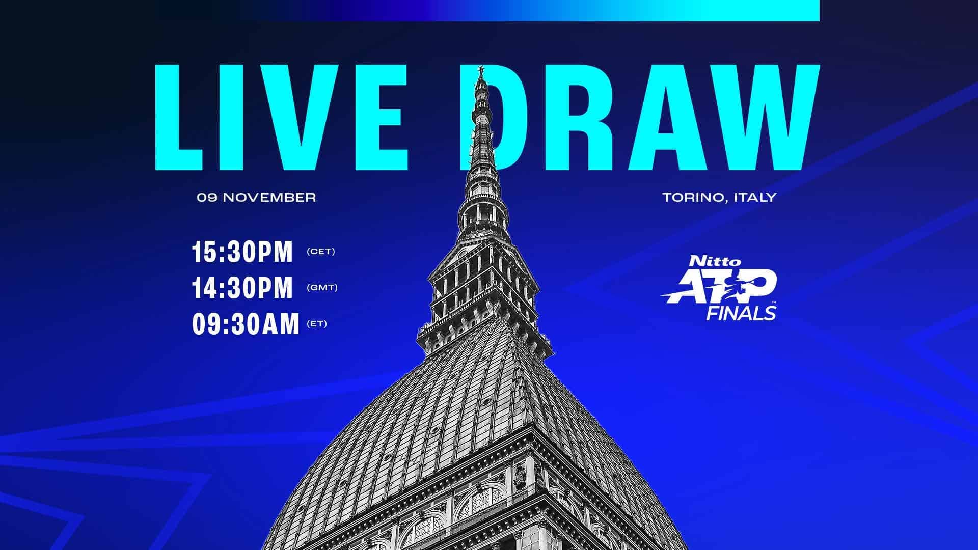 Nitto ATP Finals Live Draw Stream 2023 ATP Tour Tennis