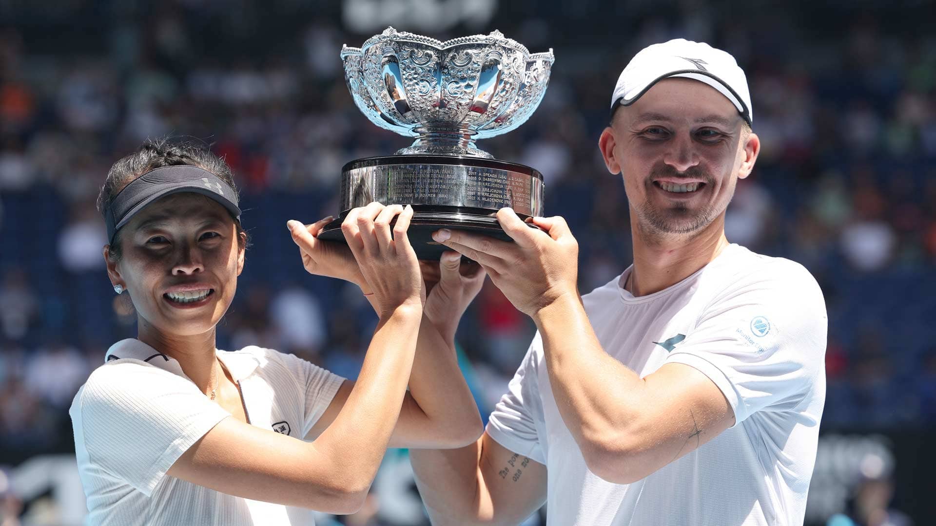 Hsieh Su-wei and Jan Zielinski each won their first Grand Slam mixed doubles title at the 2024 Australian Open.