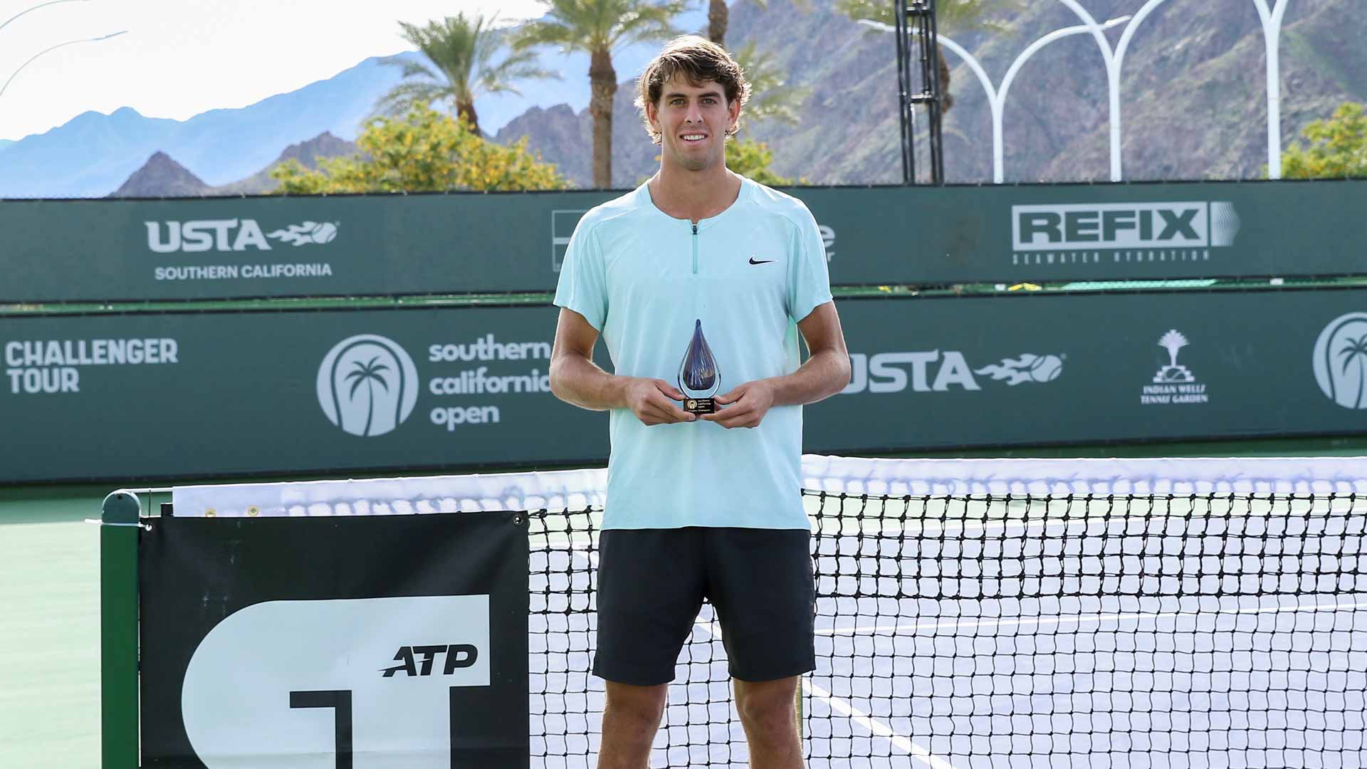 <a href='https://www.atptour.com/en/players/blaise-bicknell/b0i5/overview'>Blaise Bicknell</a> wins his maiden ATP Challenger Tour title at the <a href='https://www.atptour.com/en/scores/archive/indian-wells/2905/2024/results'>Southern California Open 2</a>.