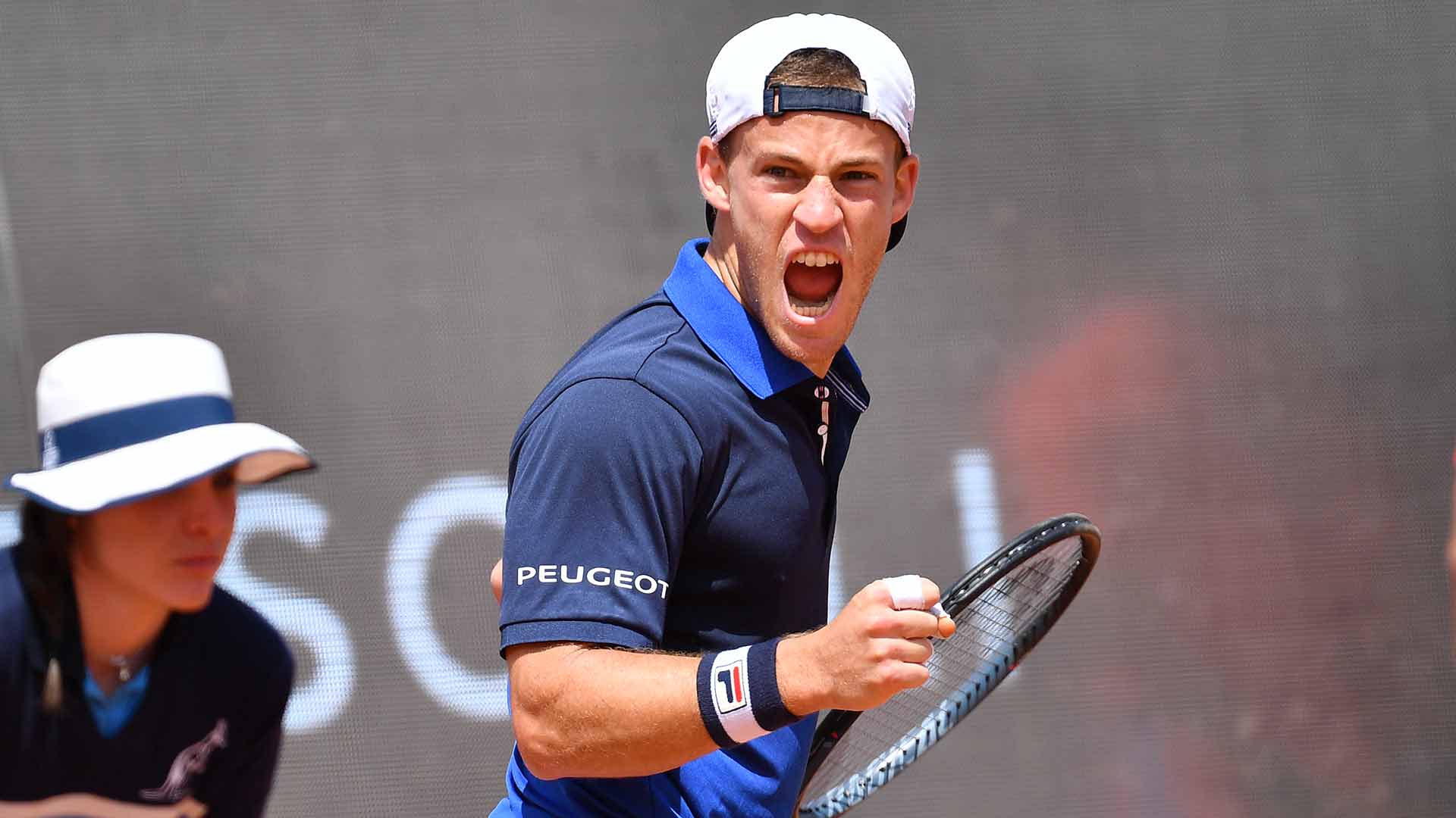 Diego Schwartzman beats Kei Nishikori on Friday in Rome