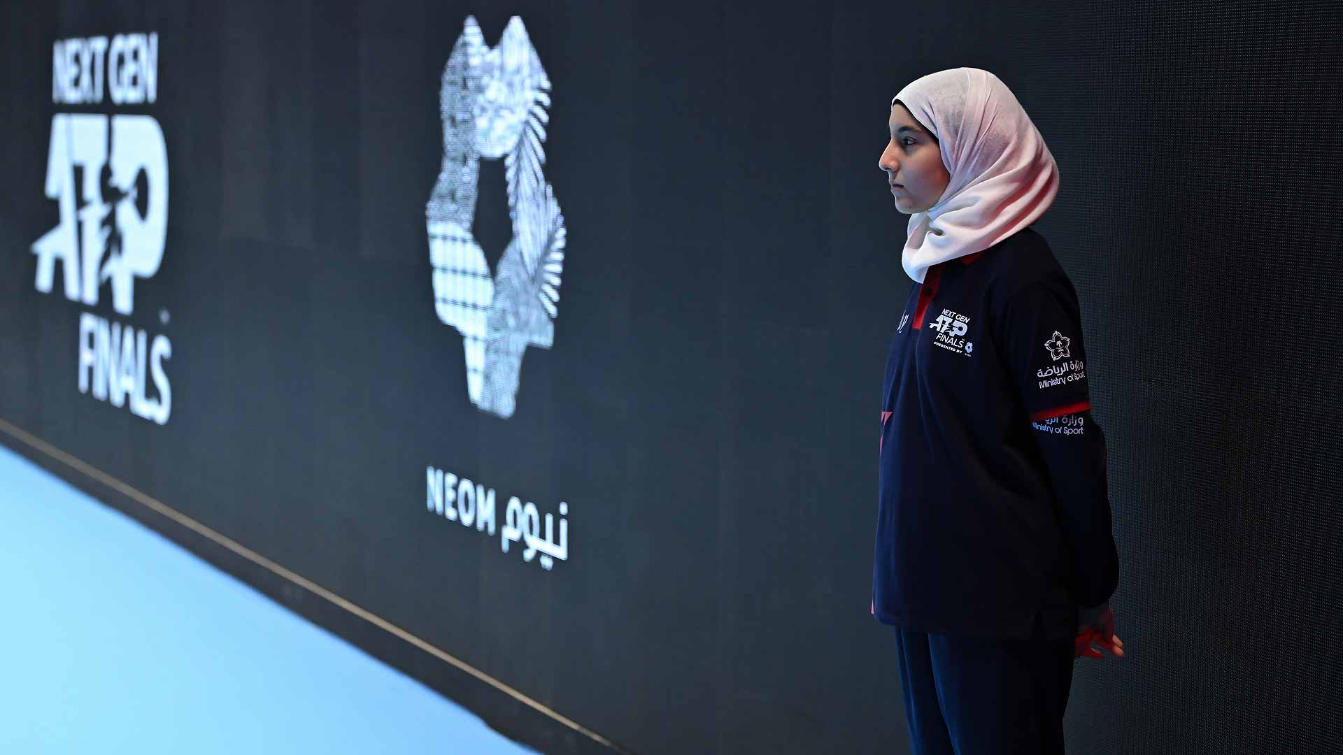 A Ballkid At The 2023 Next Gen ATP Finals presented by NEOM