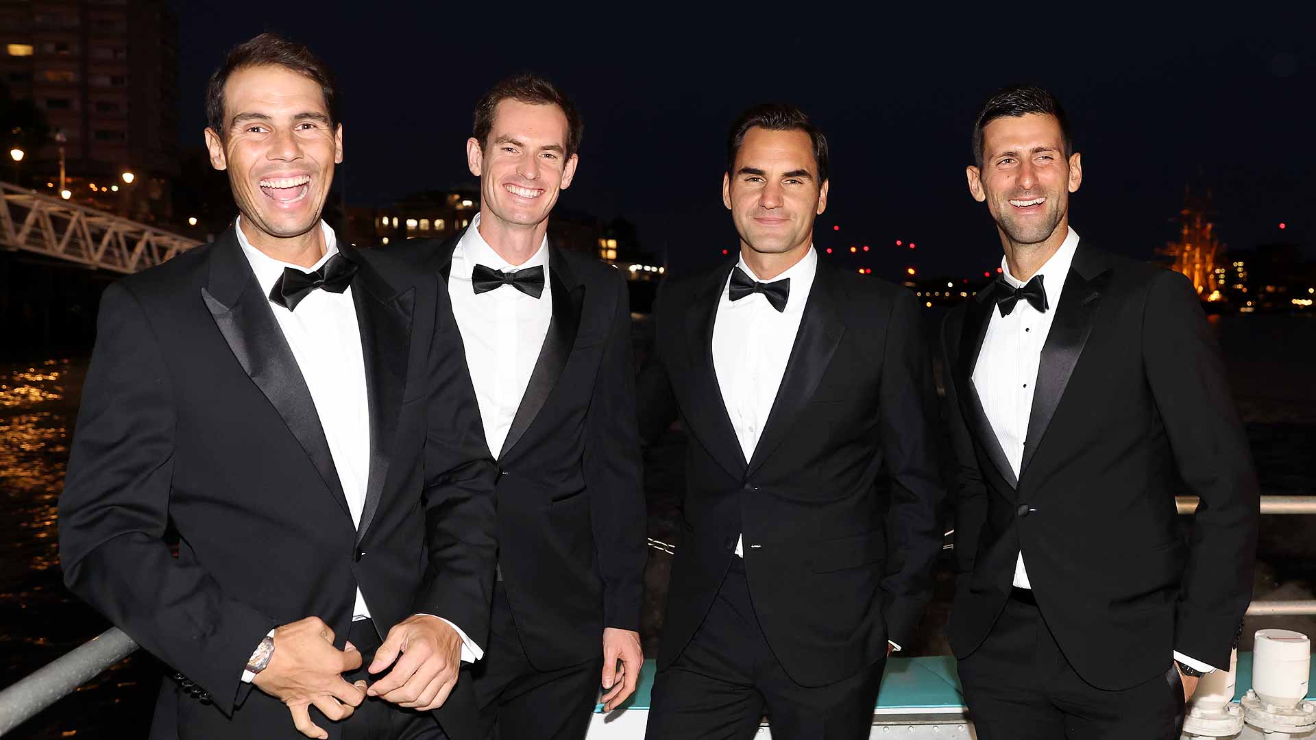 Rafael Nadal, Andy Murray, Roger Federer and Novak Djokovic