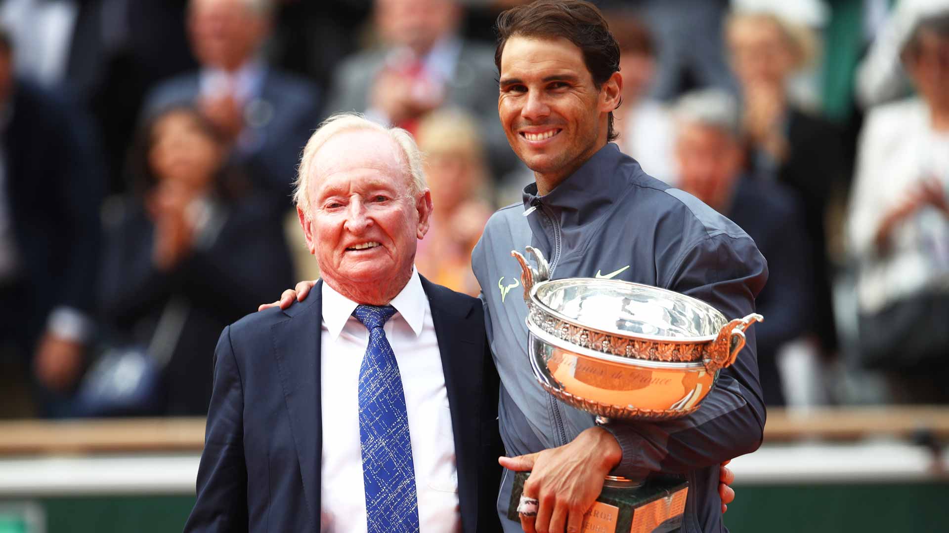 Rafael Nadal & Rod Laver