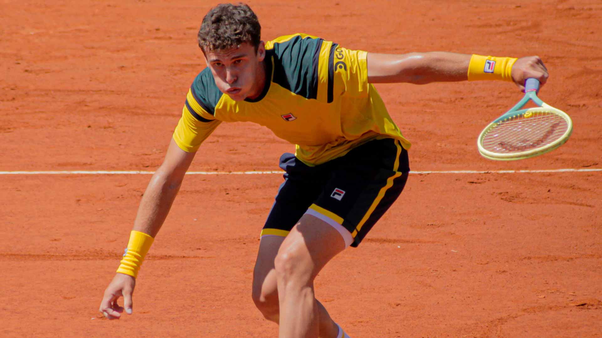 Juan Manuel Cerundolo at the Challenger 50 event in Tigre, Argentina.