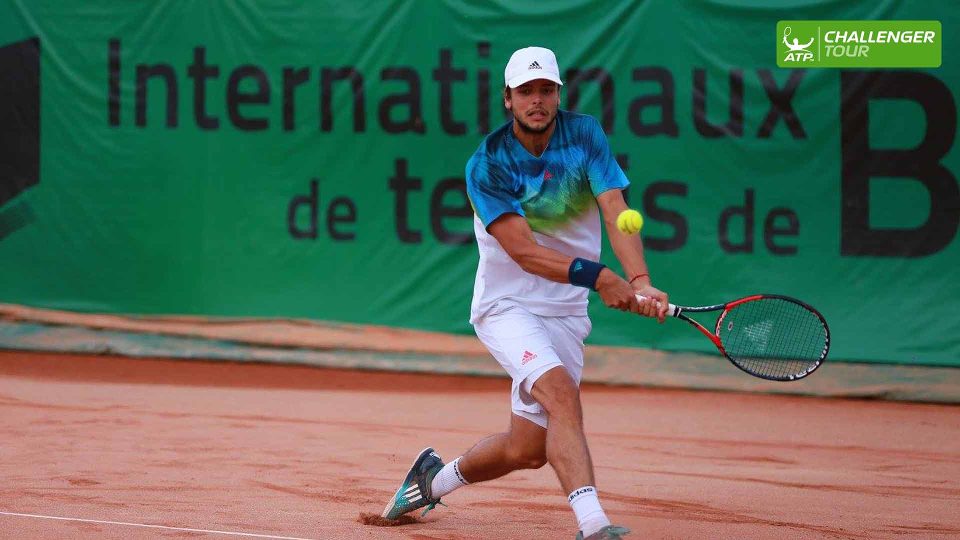 Gregoire Barrere competes this week at the ATP Challenger Tour event in Blois.
