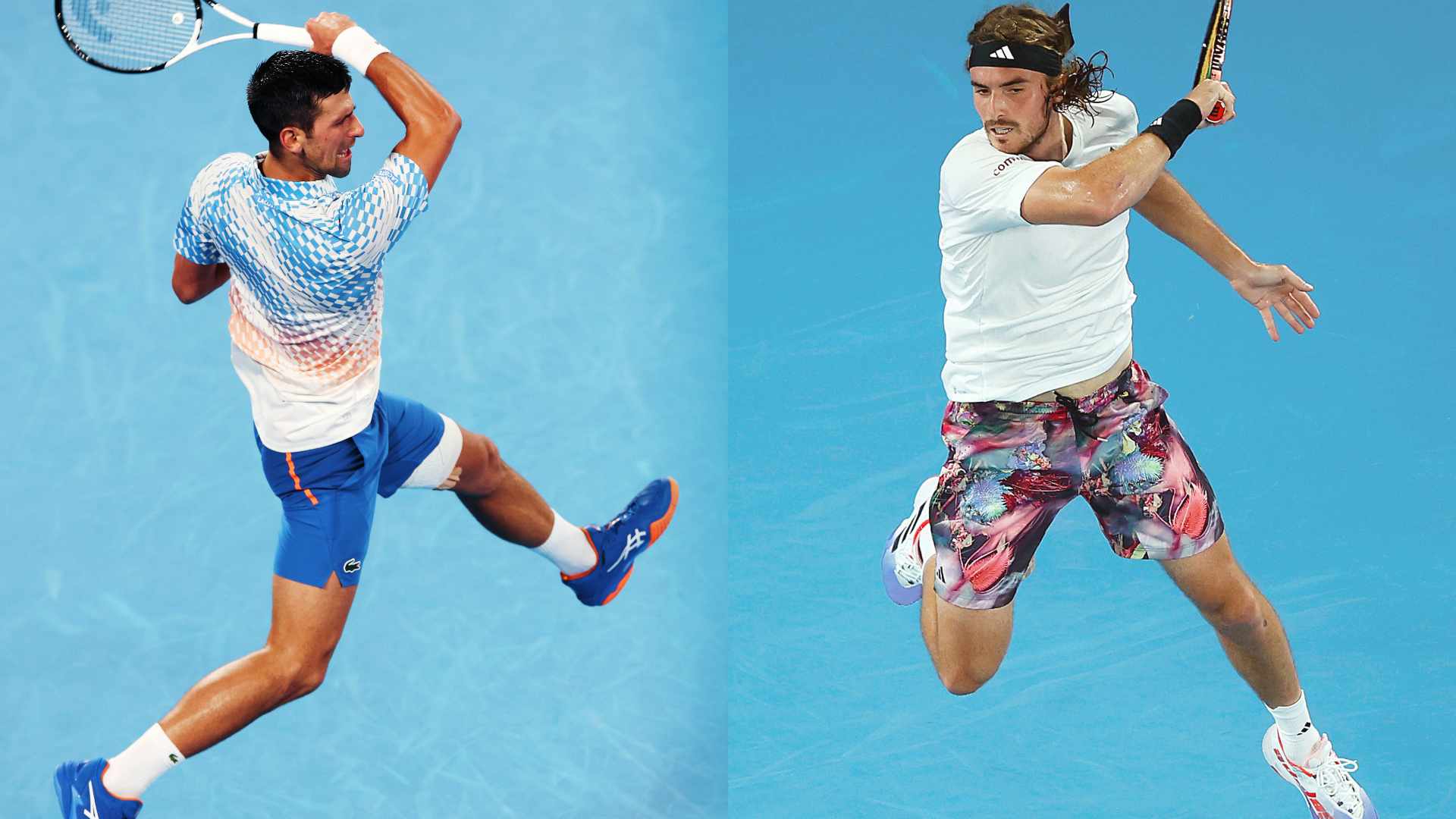 Novak Djokovic y Stefanos Tsitsipas lucharon en la final del Abierto de Australia por el título y por el No. 1.