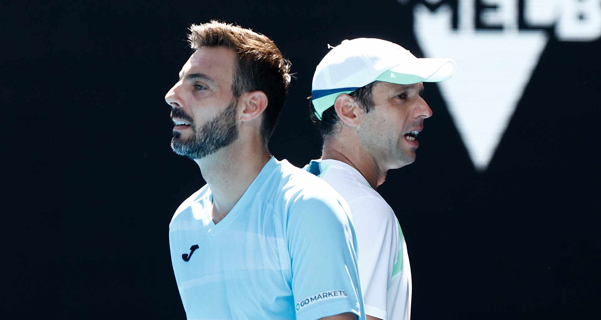 Marcel Granollers (izq.) y Horacio Zeballos buscarán su primera final en Melbourne Park.