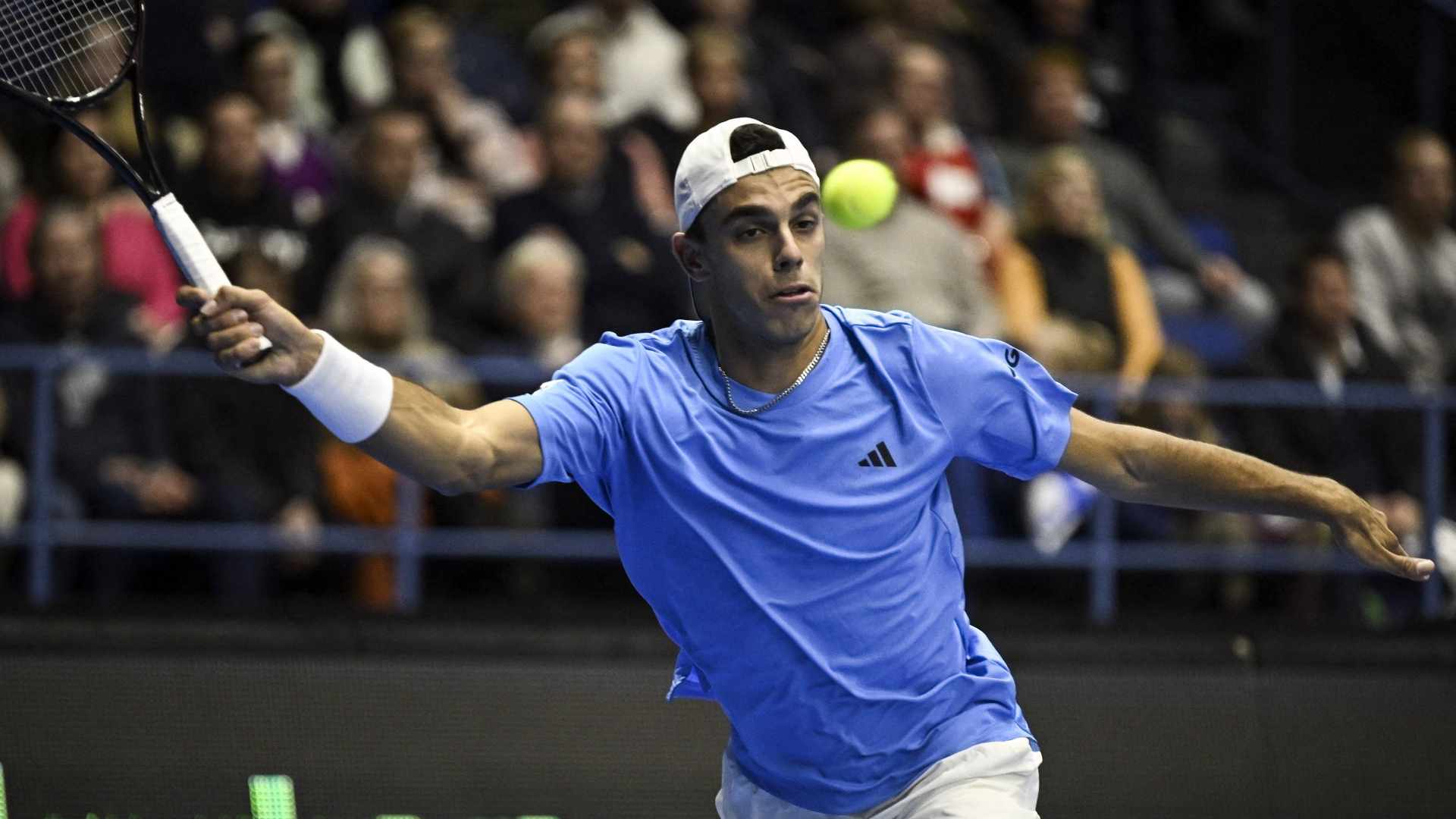 Francisco Cerúndolo suma ante Virtanen el primer triunfo de su carrera en Copa Davis.