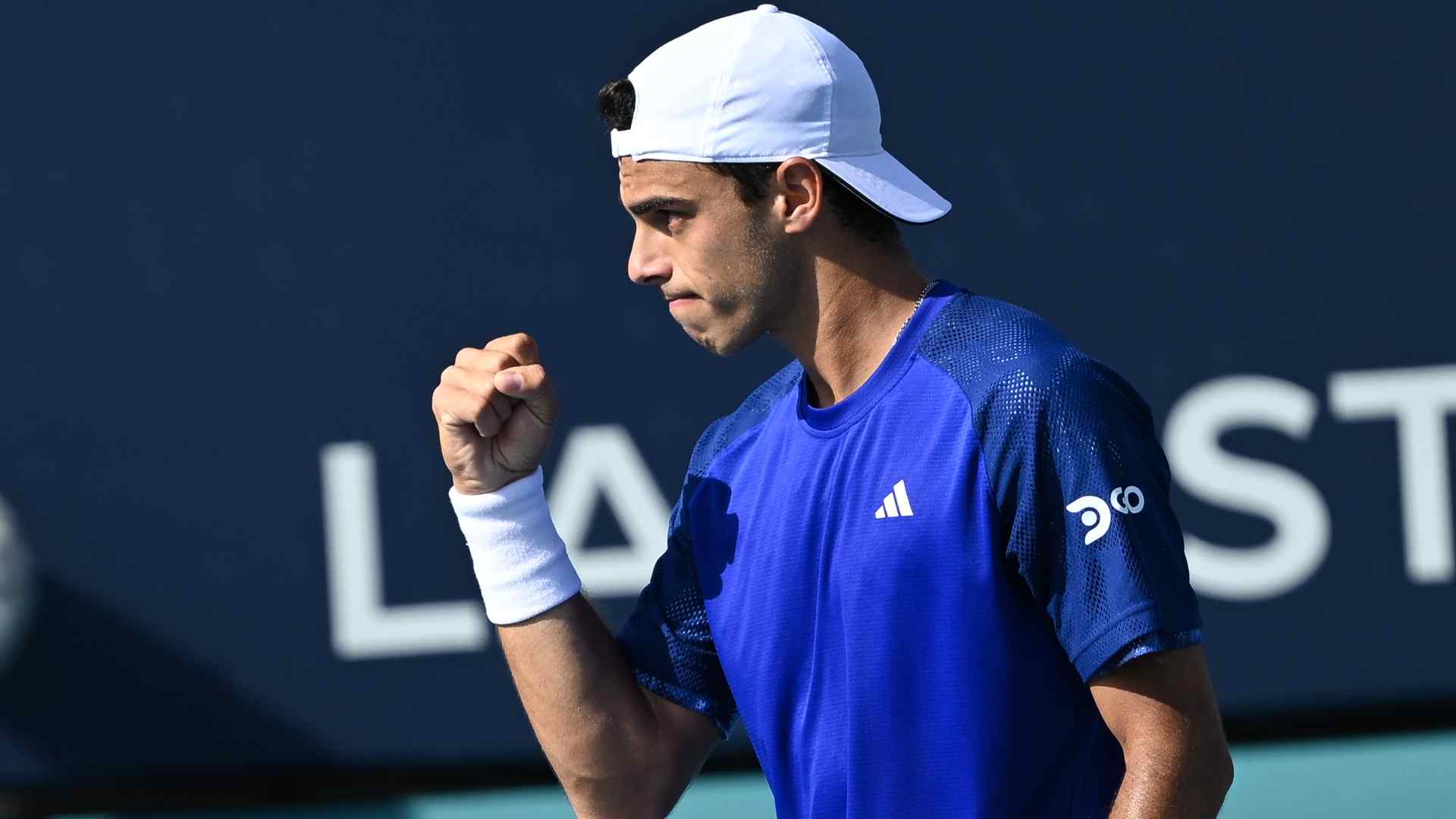 Francisco Cerúndolo tiene récord de 8-1 en su carrera en el Miami Open presentado por Itaú.