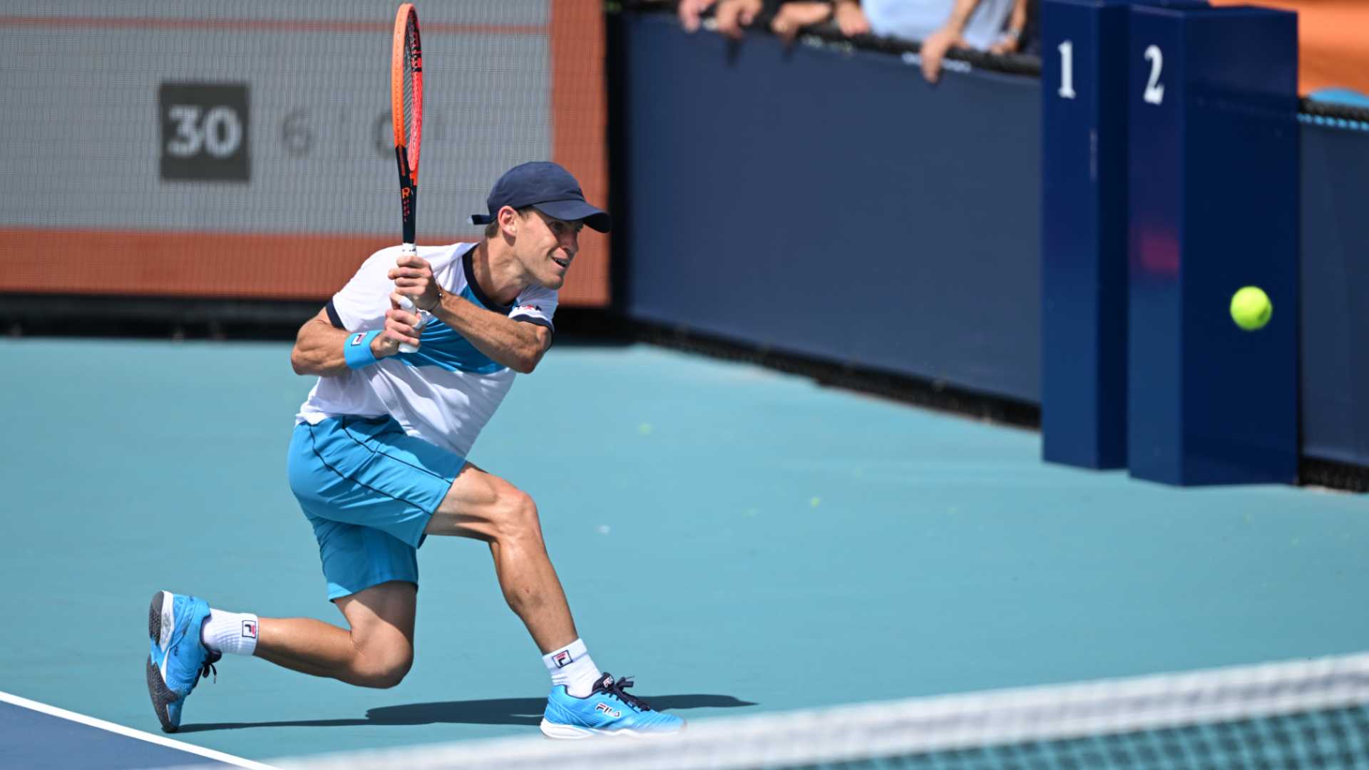 Diego Schwartzman está participando por octava vez en su carrera en el cuadro principal del Miami Open presentado por Itaú.