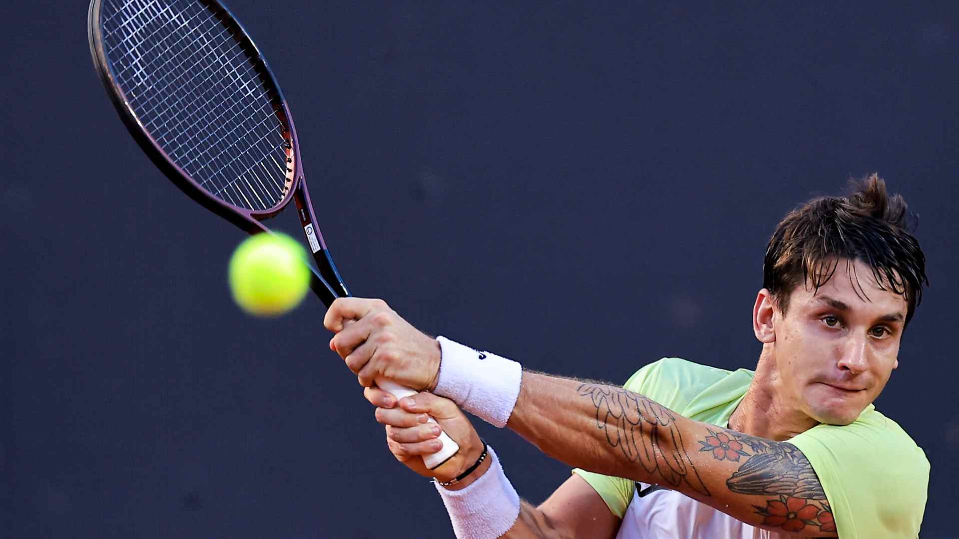 Camilo Ugo Carabelli está jugando por primera vez el 'main draw' del Masters 1000 de Miami.