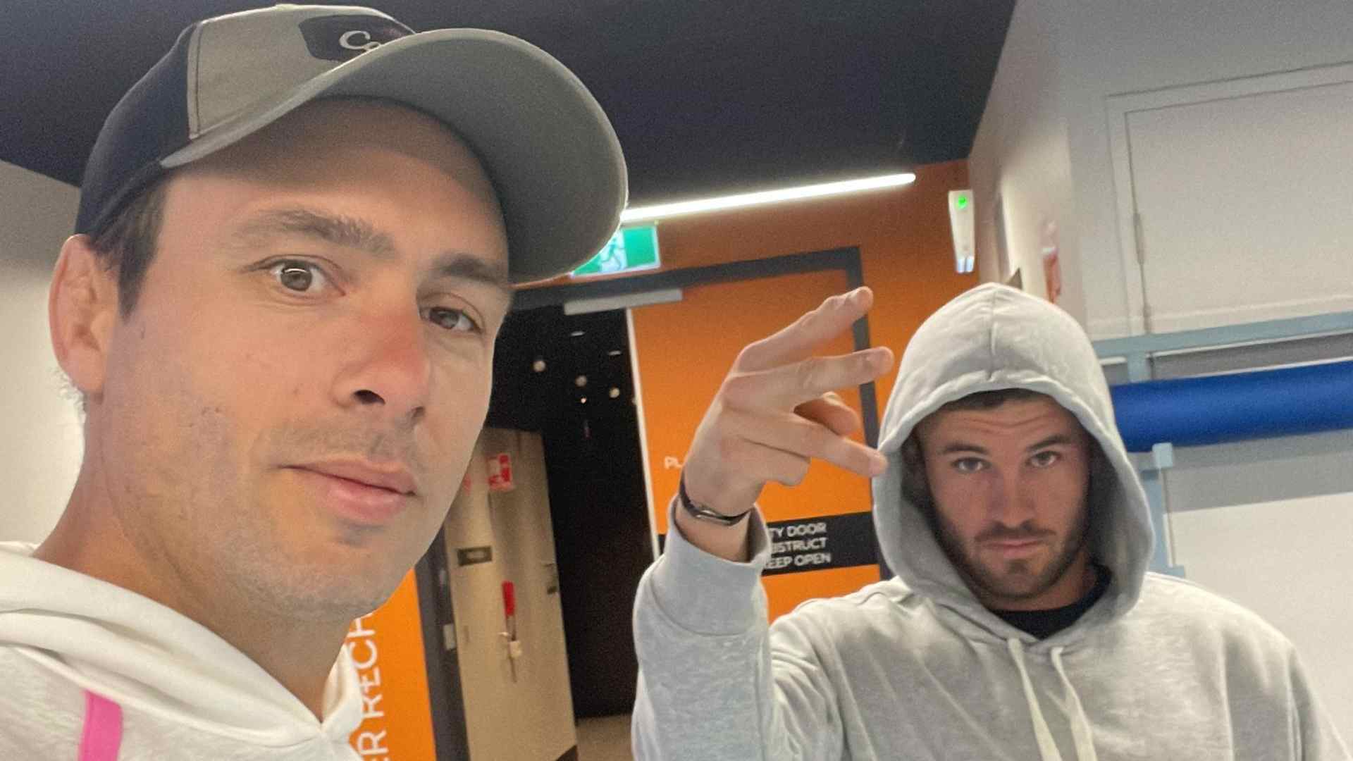 Sebastian Cozzarin and Tommy Paul, who have worked together since 2022.