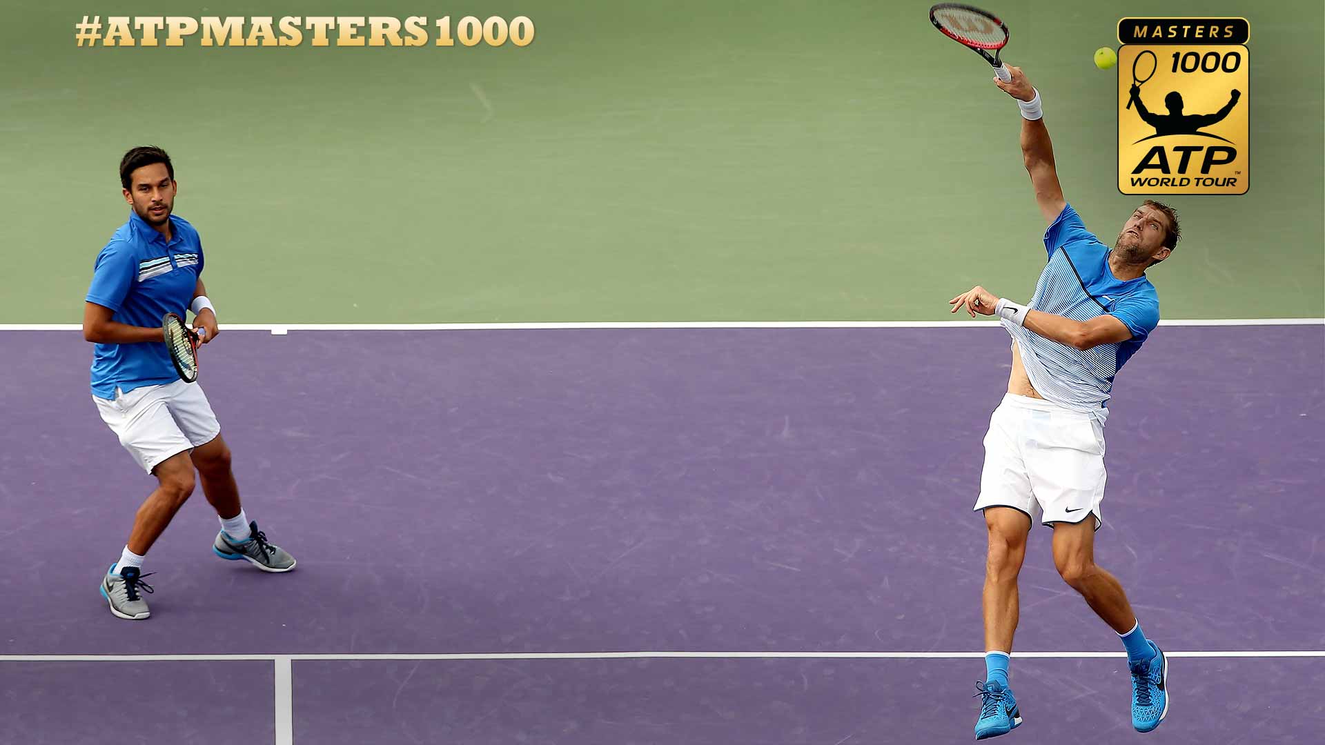 Treat Huey and Max Mirnyi are both former finalists at the BNP Paribas Open.