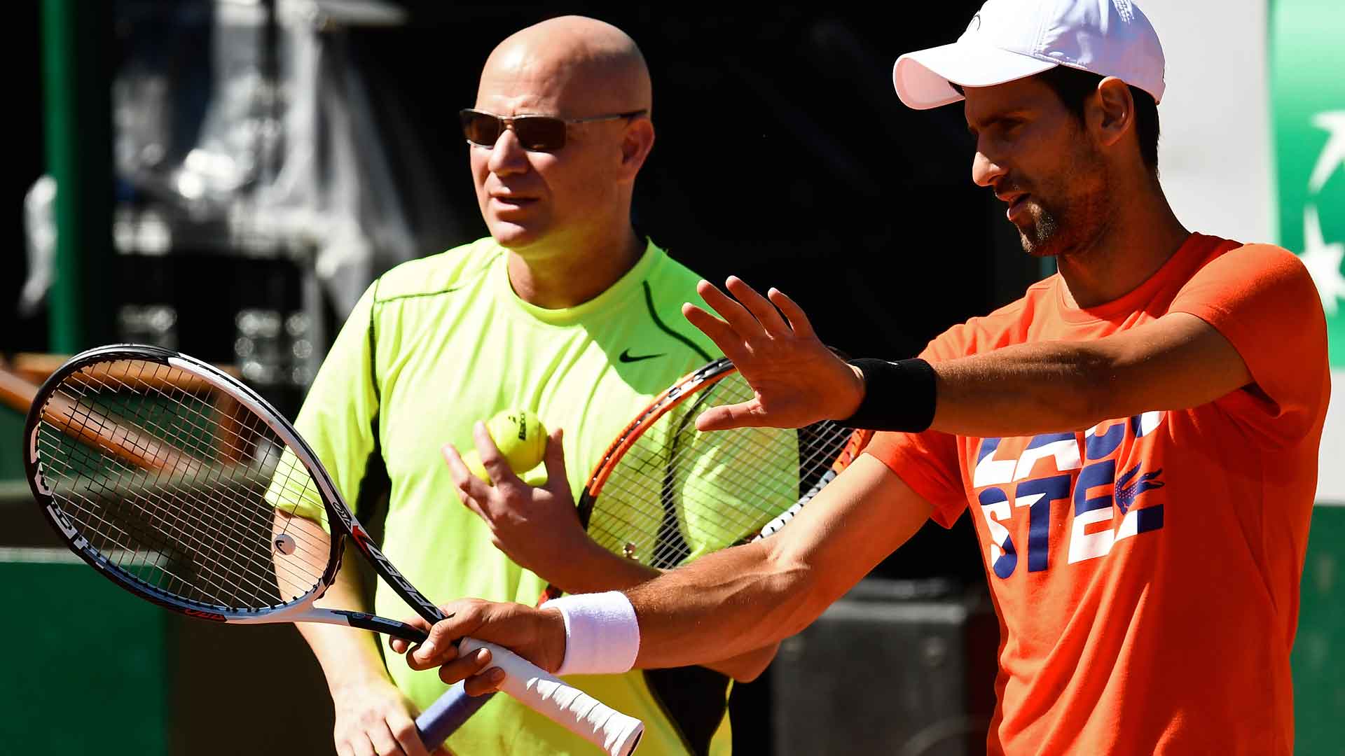 Agassi, Djokovic