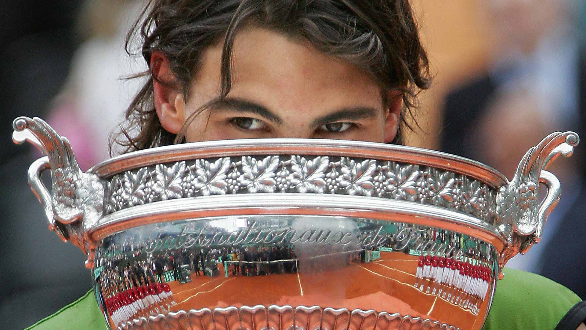 In 2005, Rafael Nadal captured his first Grand Slame title after defeating Mariano Puerta in the Roland Garros final