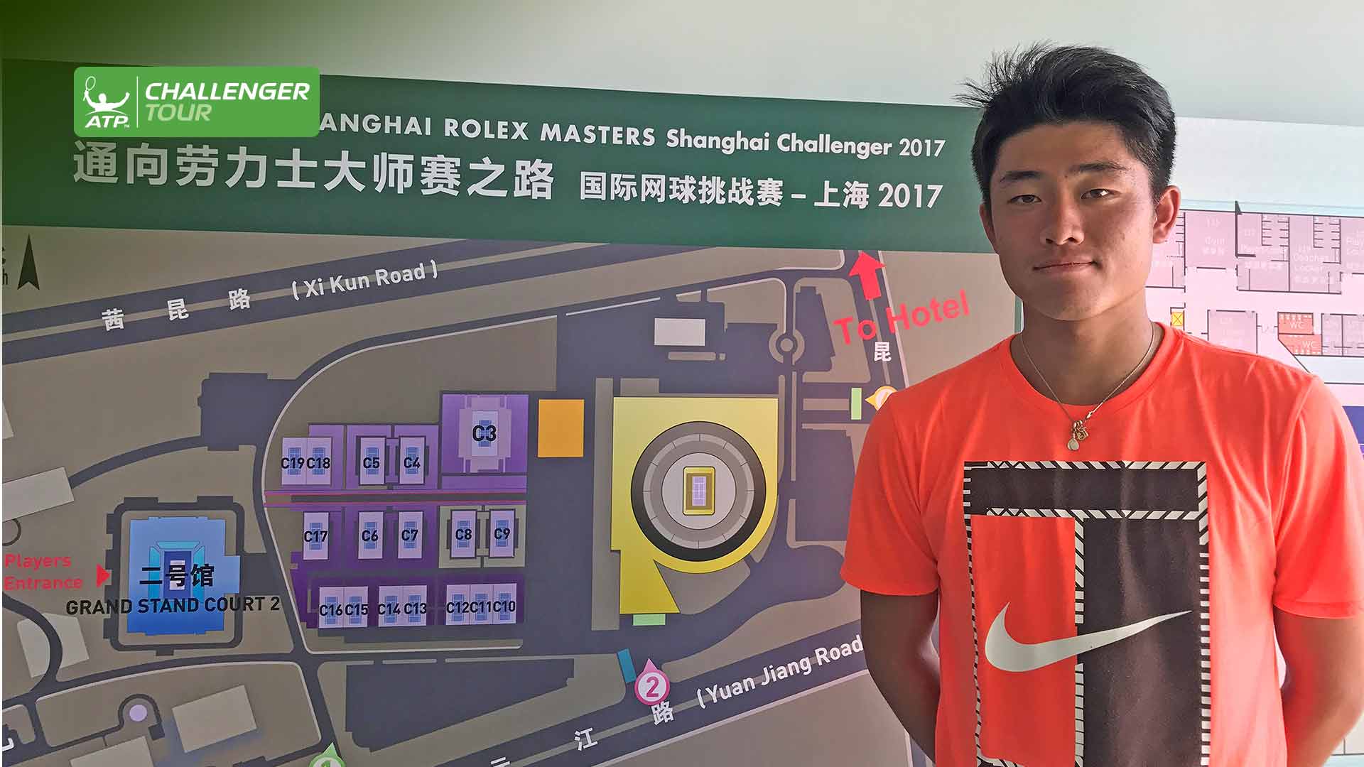 China's Wu Yibing is hitting the ATP Challenger Tour after winning the US Open boys' singles and doubles titles.