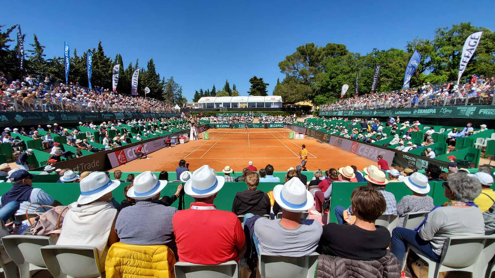 The ATP Challenger Tour event in Aix-en-Provence once again featured a jam-packed centre court for Sunday's final.