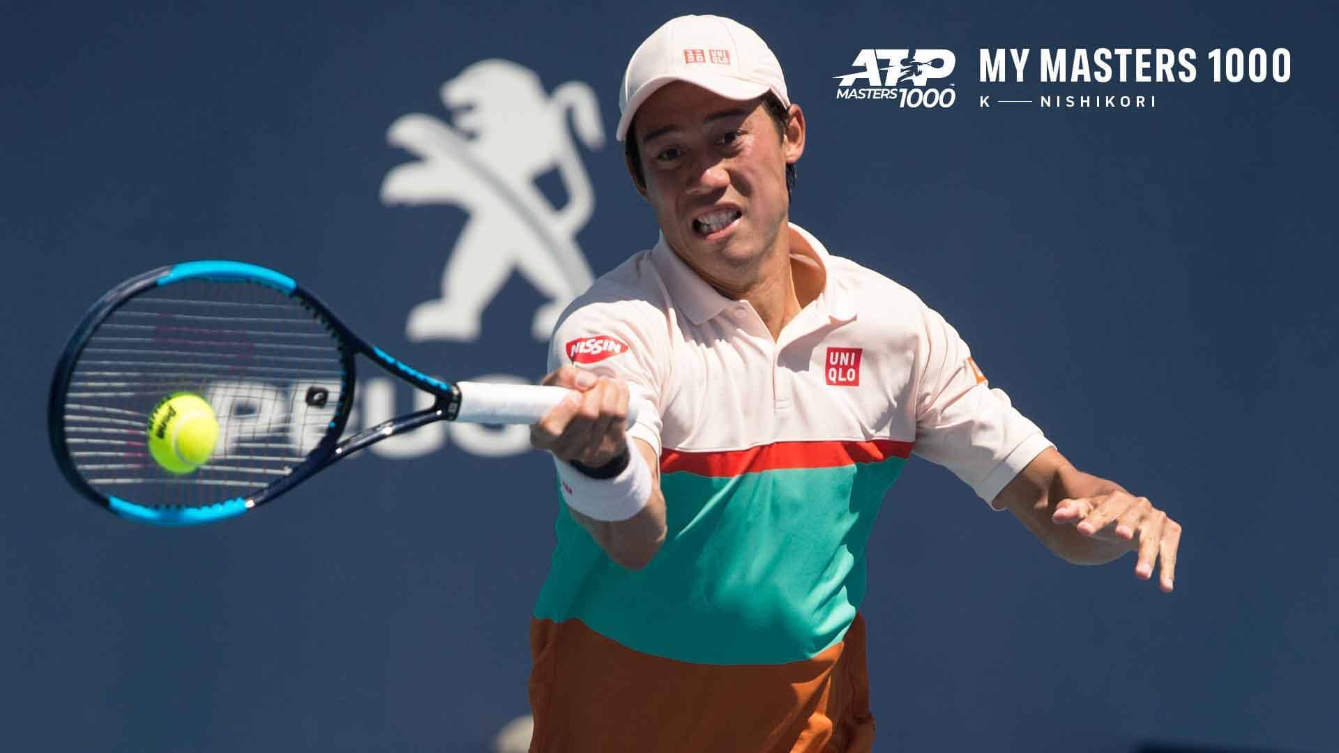 Kei Nishikori owns a 21-9 record at the Miami Open presented by Itaú.