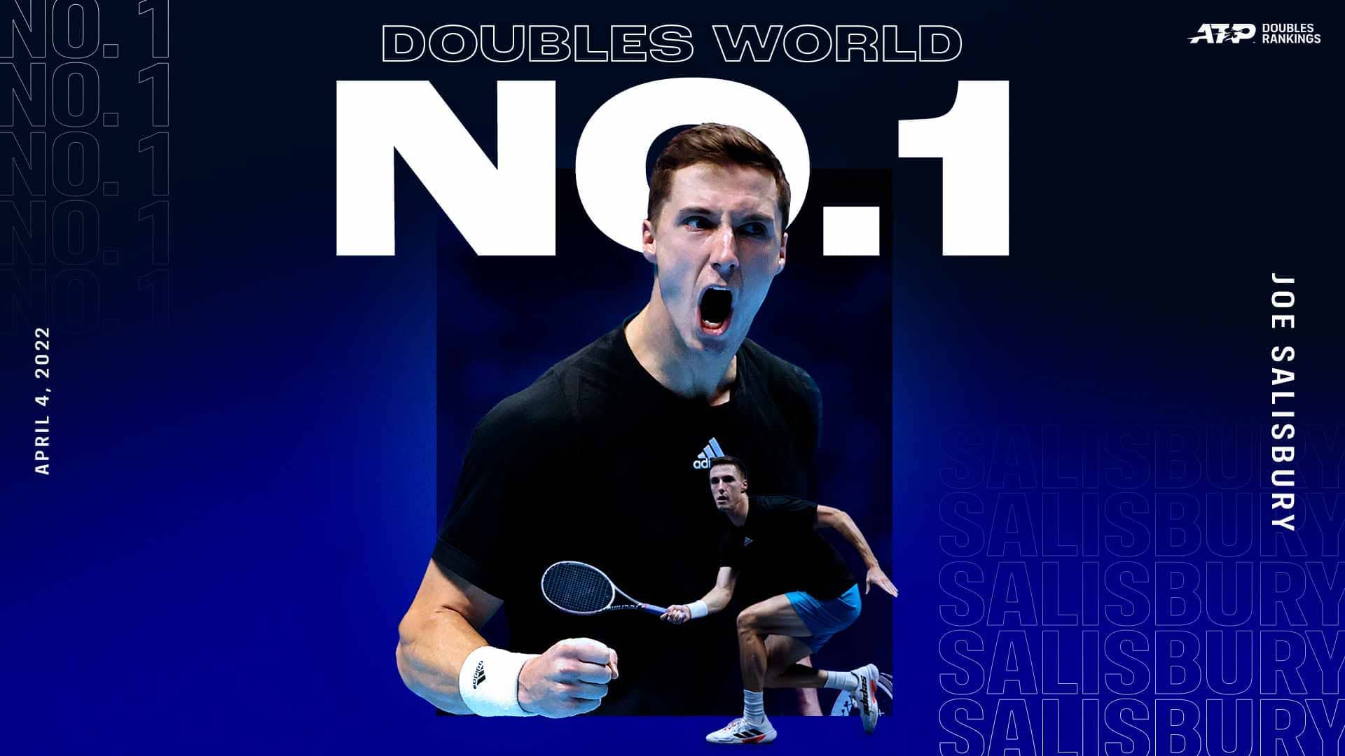 Joe Salisbury is the second Briton to reach the top of the ATP Doubles Rankings, joining Jamie Murray.
