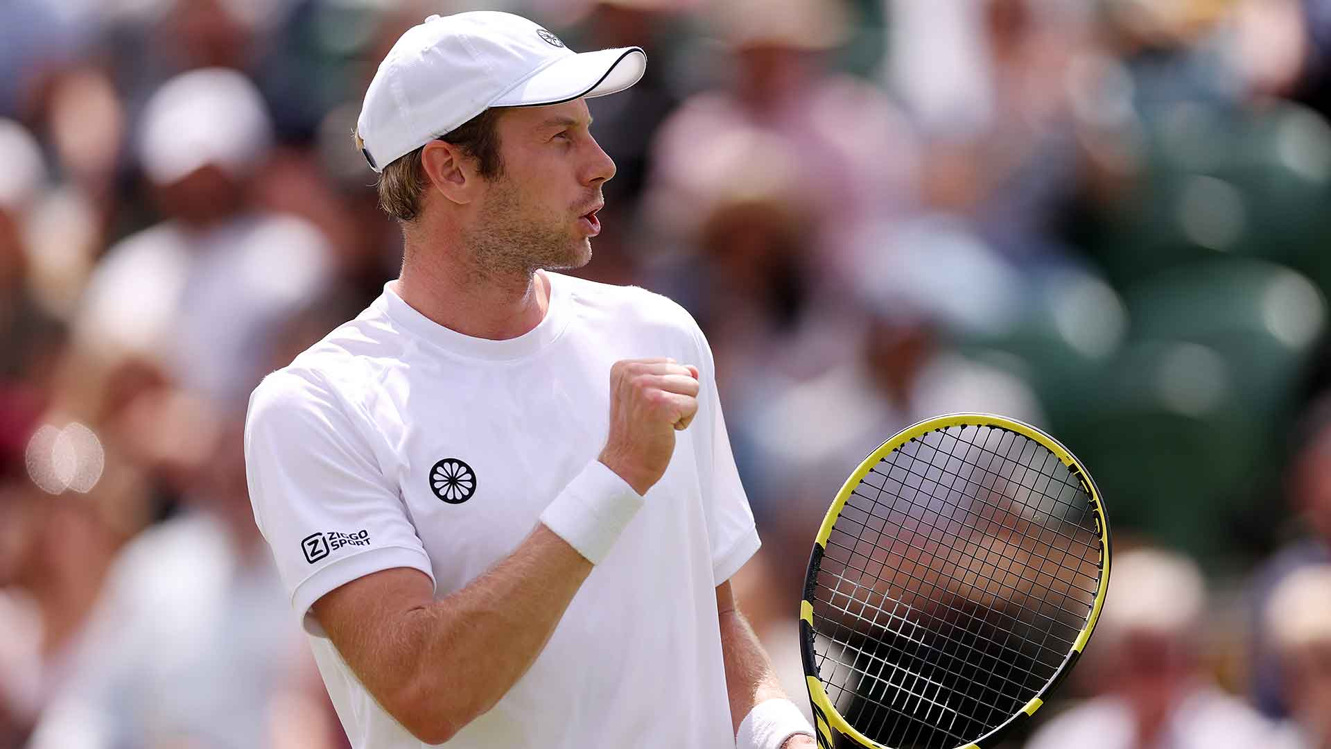 Botic van de Zandschulp will face Rafael Nadal on Monday at Wimbledon.
