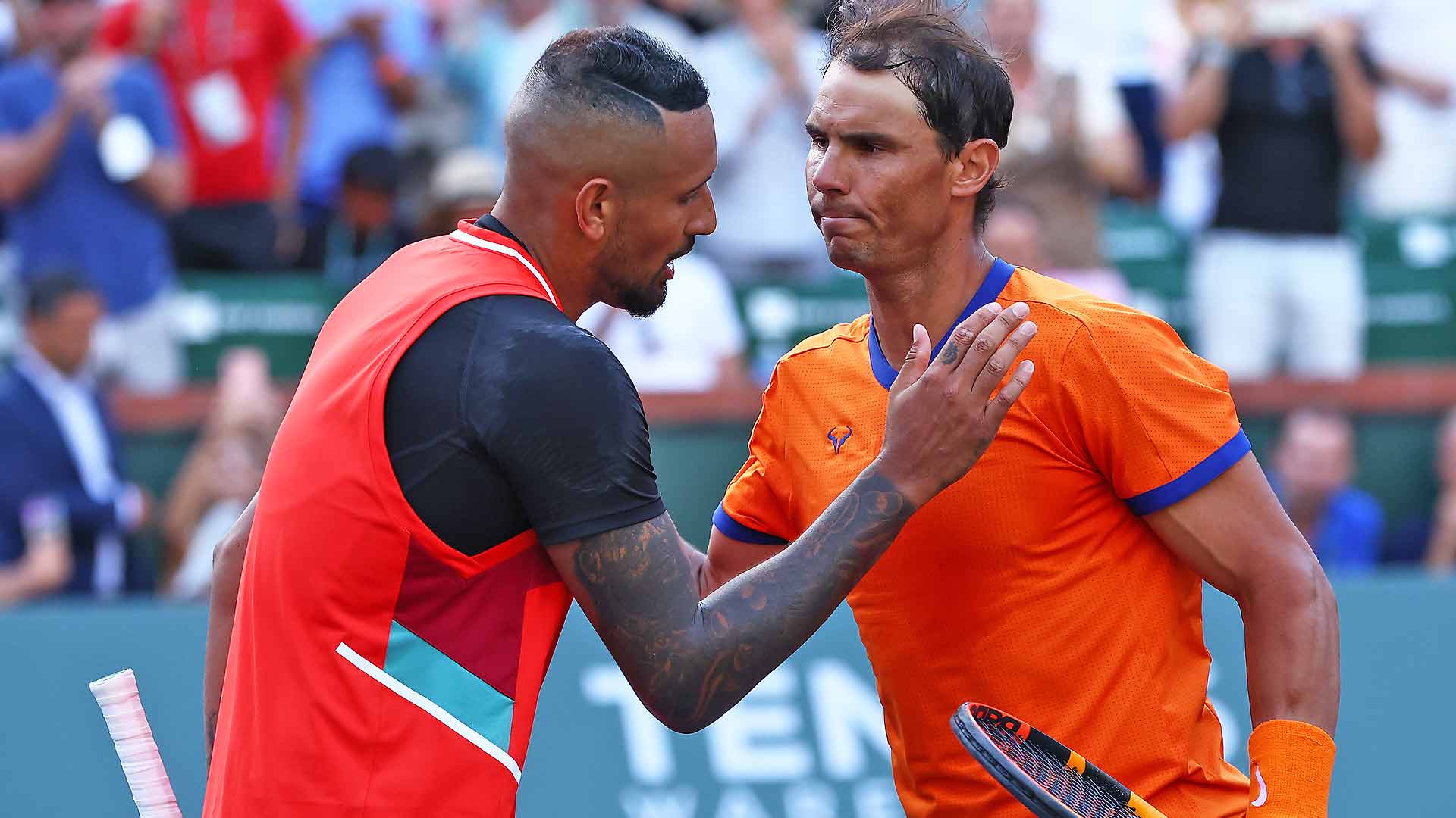 Nick Kyrgios y Rafael Nadal compitieron por última vez en el BNP Paribas Open 2022 en Indian Wells.