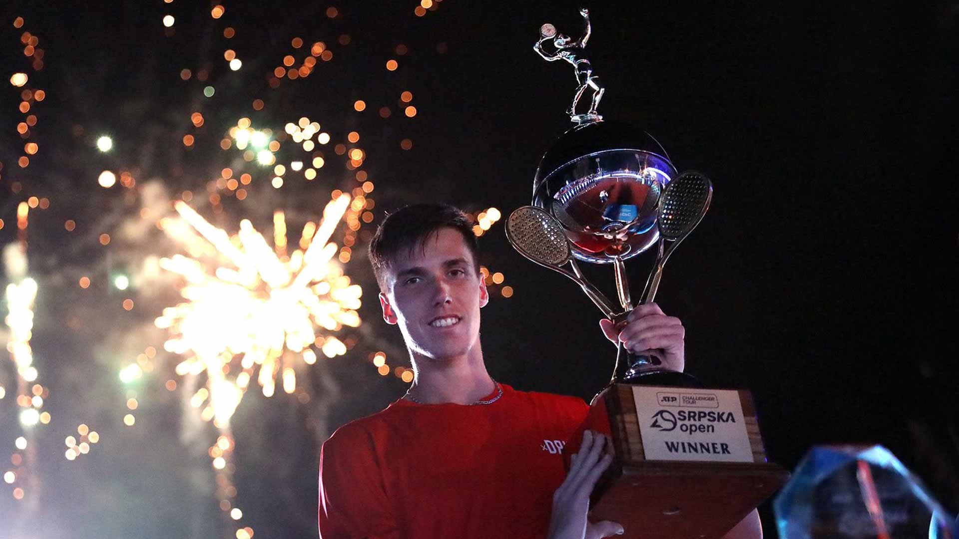 Hungarian Fabian Marozsan claimed the Srpska Open.