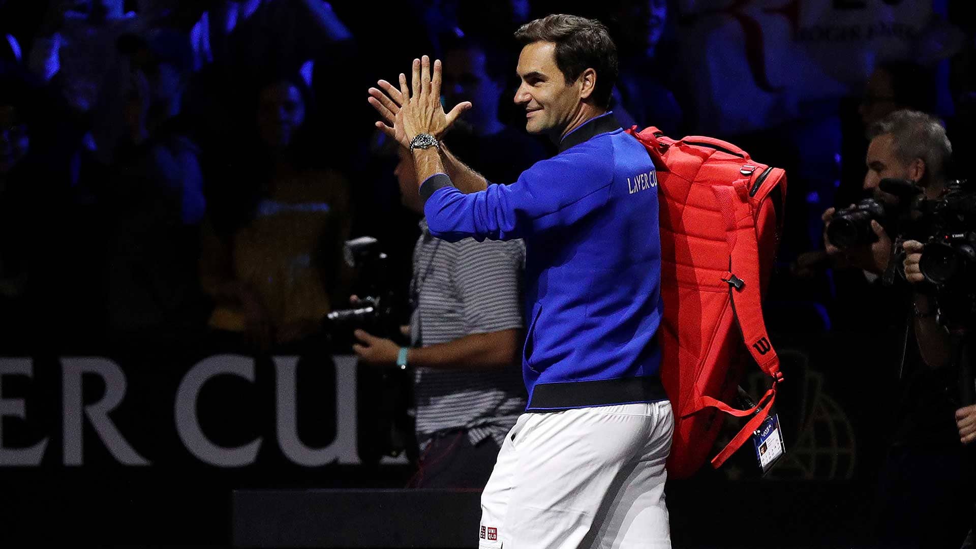 Roger Federer disputó el viernes su último partido en el circuito en la Laver Cup en Londres.