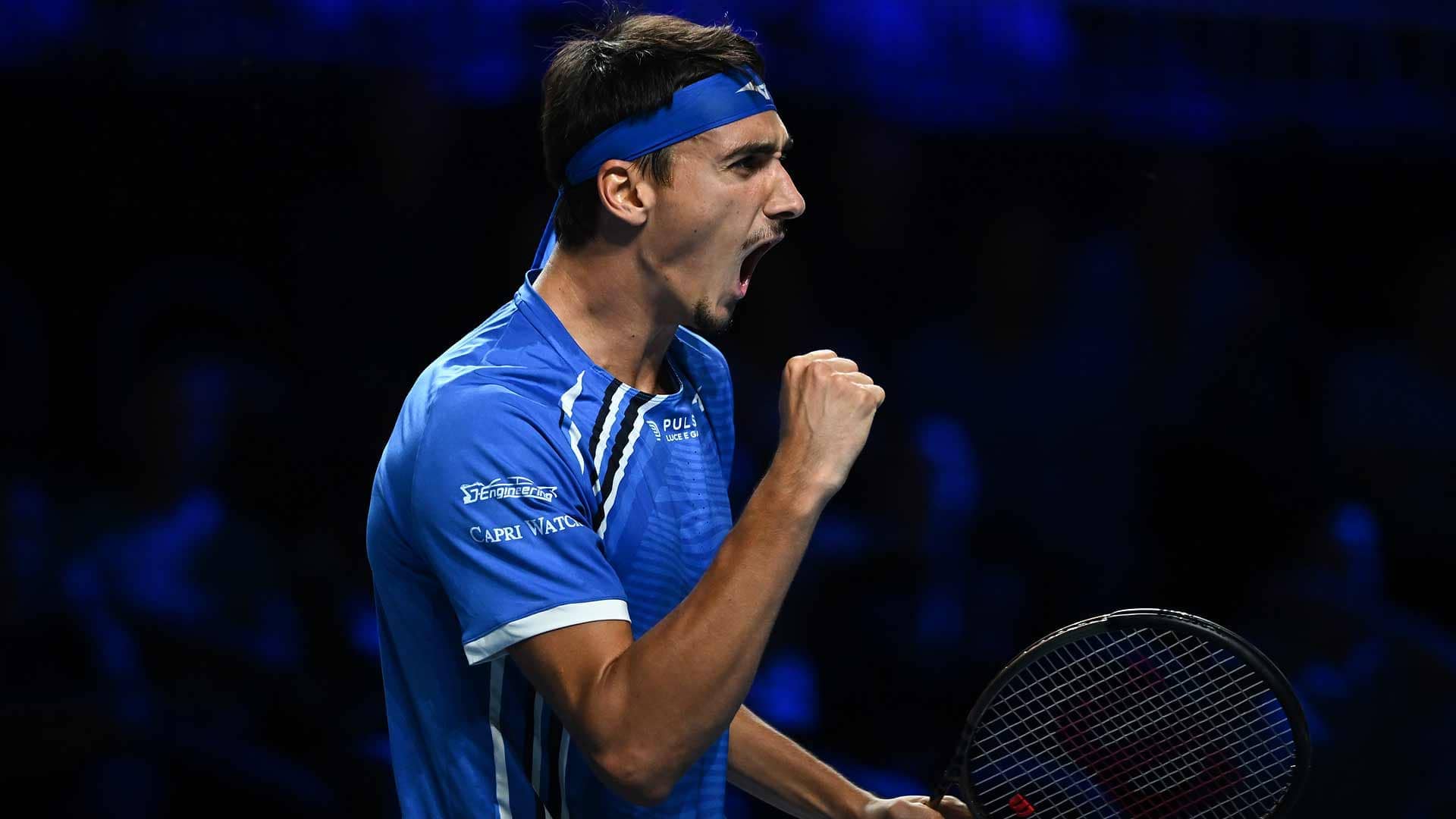 Lorenzo Sonego defeats Hubert Hurkacz in the semi-finals at the Moselle Open in Metz on Saturday.